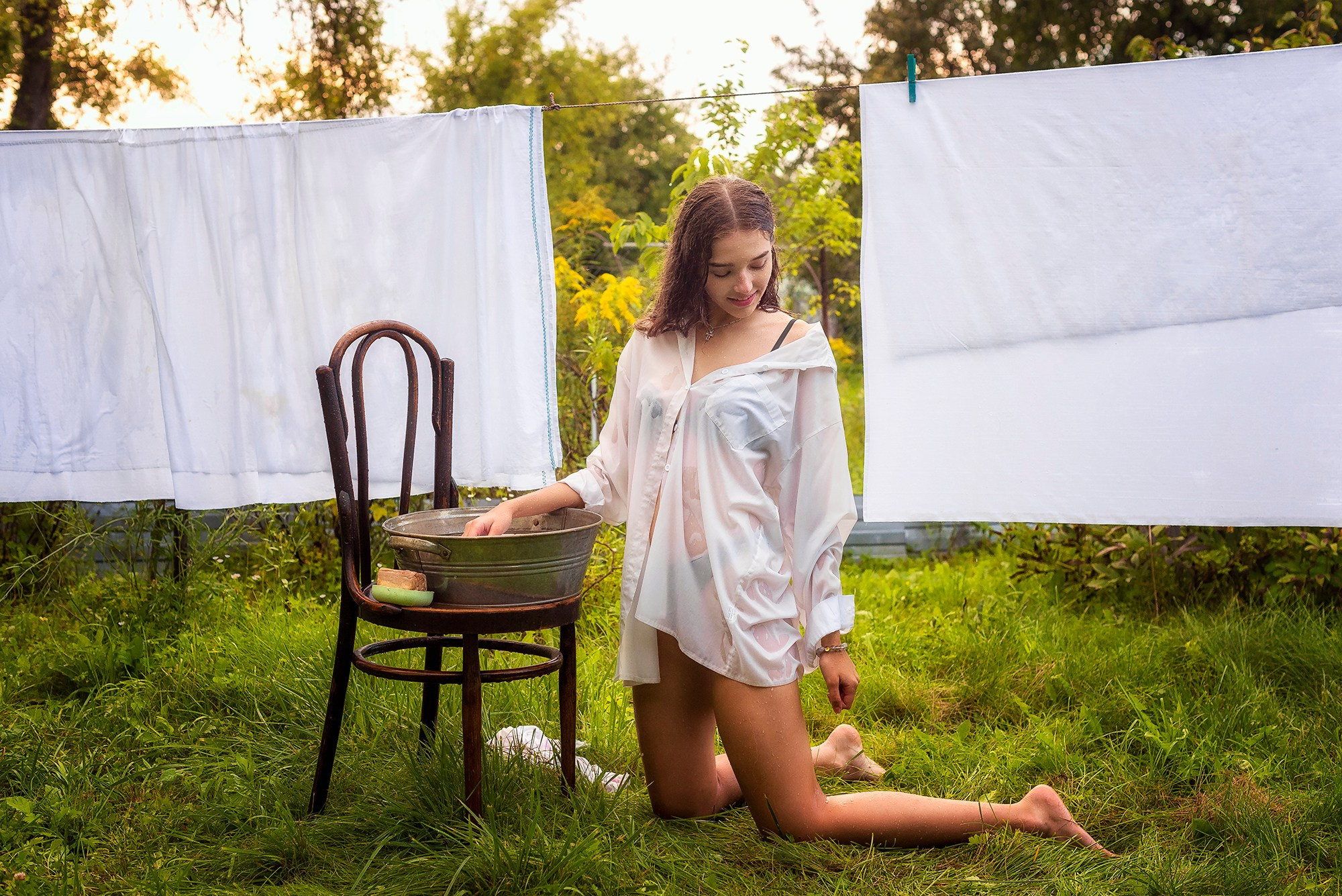 Стирка. Женский фотограф Крещение Венчание Москва Брянск