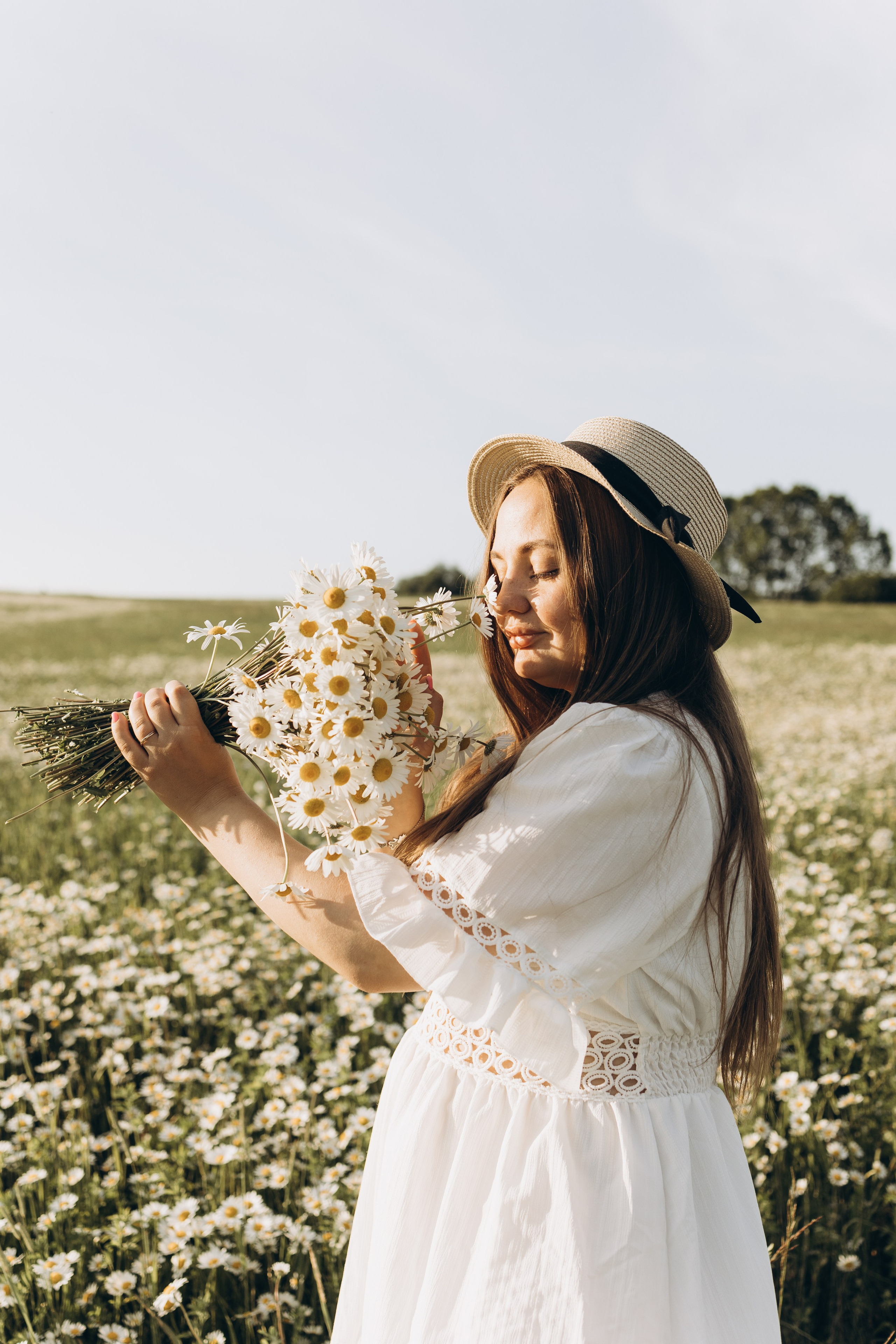 Маша и ромашки. Семейный фотограф в Москве Виктория Ястребинская