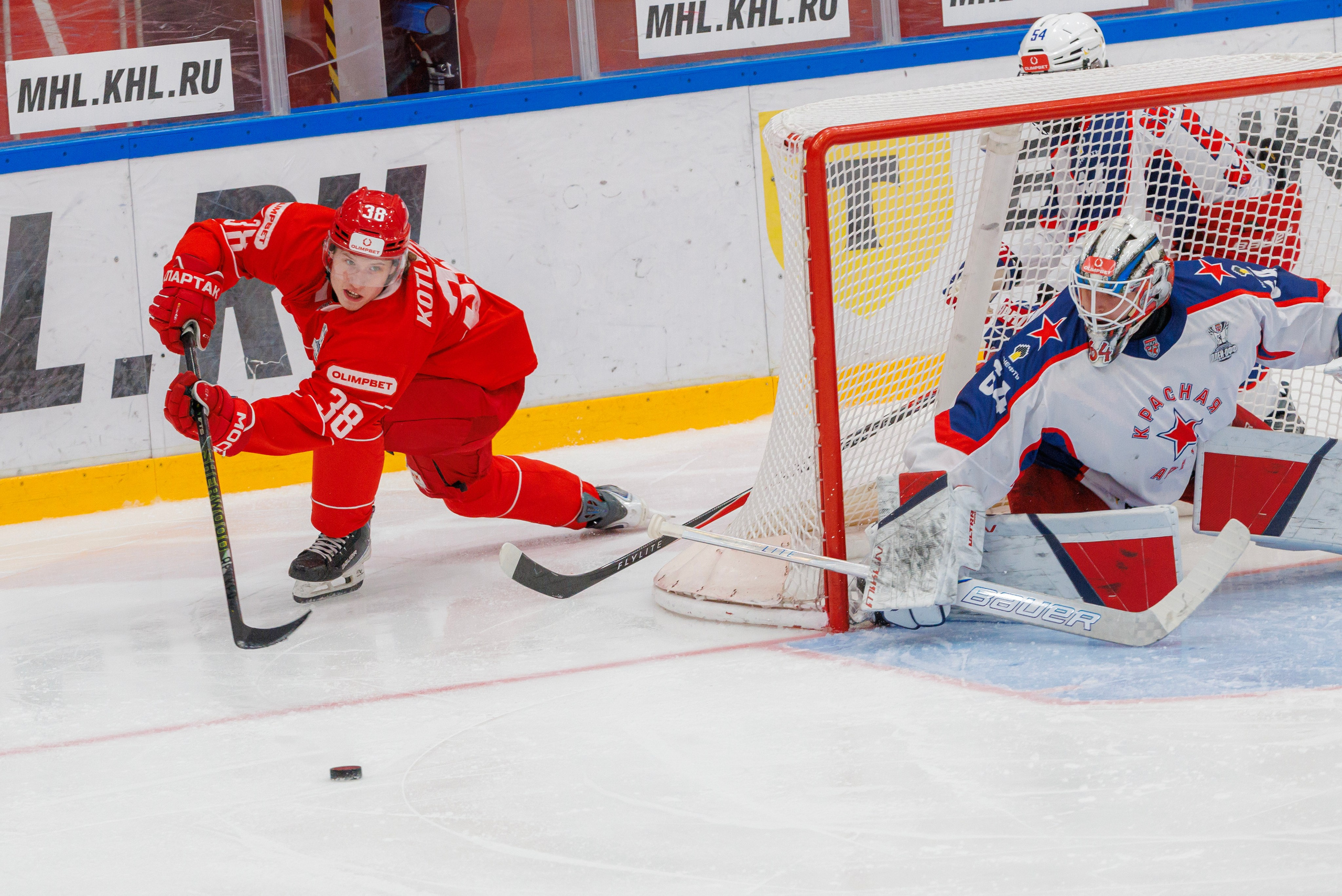 ПЛЕЙ-ОФФ МХЛ. МХК СПАРТАК — ХК КРАСНАЯ АРМИЯ. Artem Zenin Photography