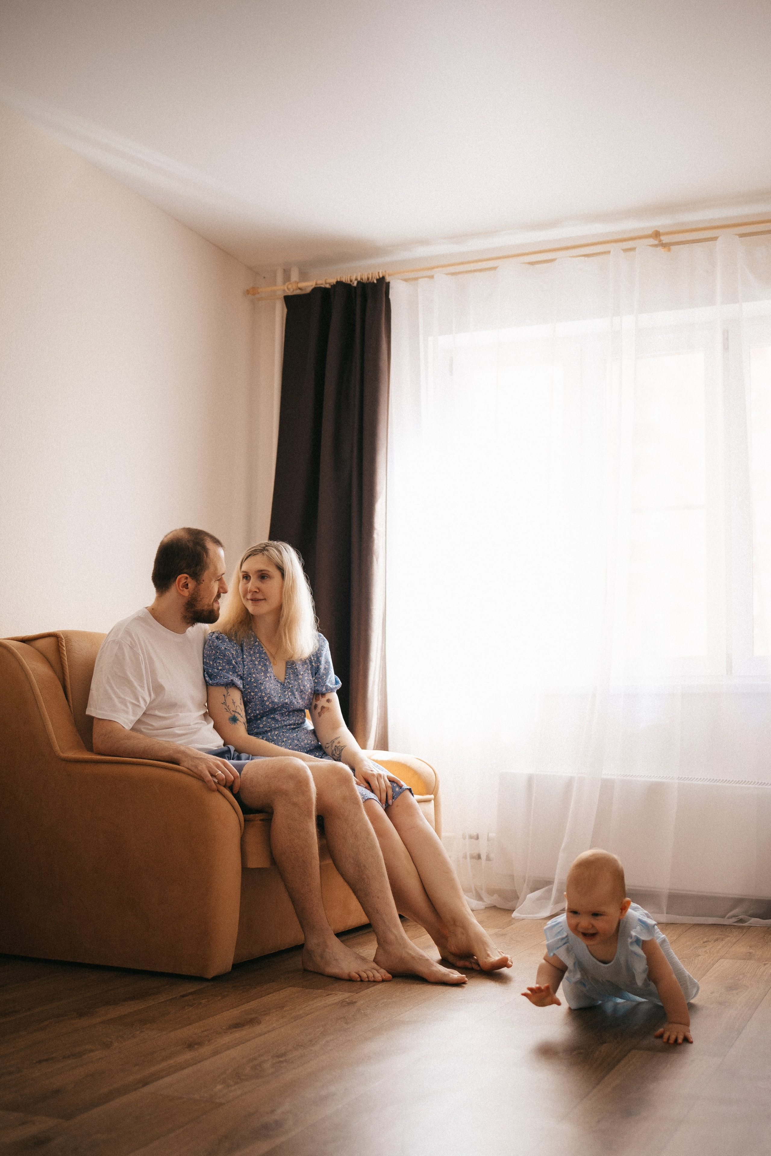 Маша с Лёшей и дочка Саша. Фотограф Нижний Новгород