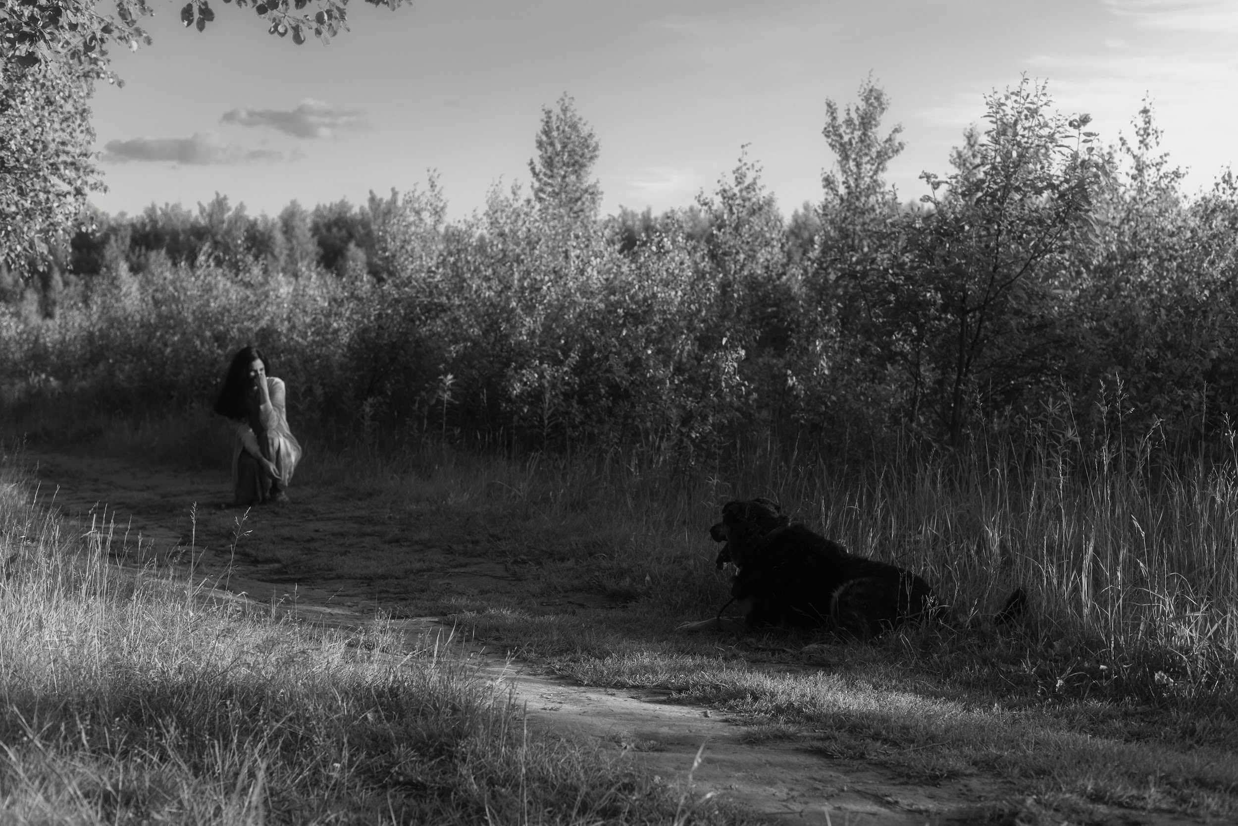 Прогулка с собакой. Ekaterina Beridze