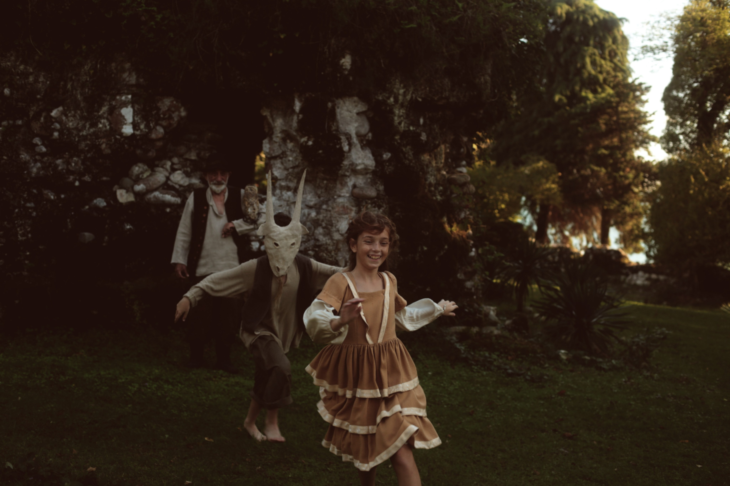 Кинематографическая съемка. Старик и дети. Ekaterina Beridze