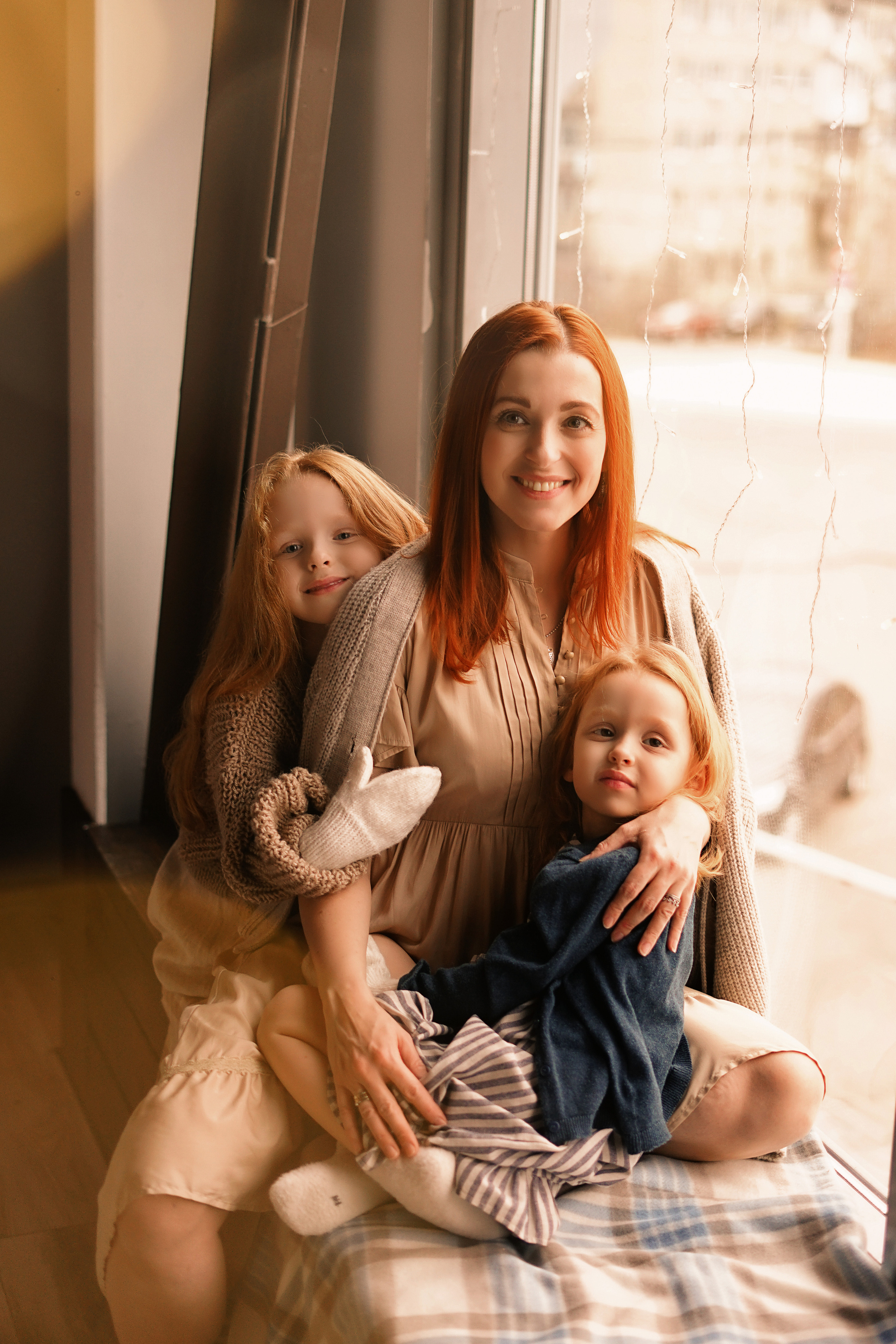 Наташа с дочками. Семейный и детский фотограф в Саратове Акефьева Анна