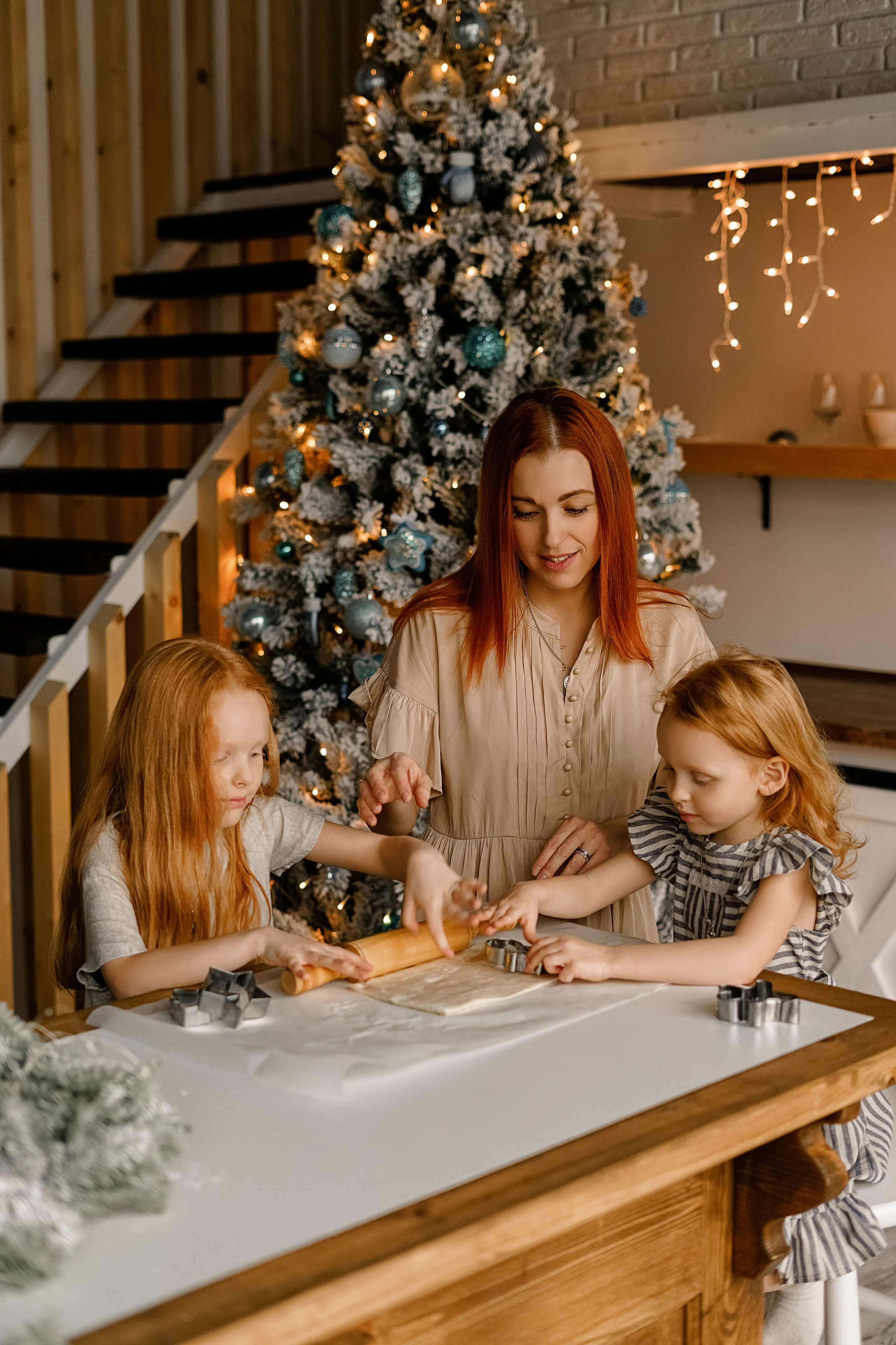 Наташа с дочками. Семейный и детский фотограф в Саратове Акефьева Анна