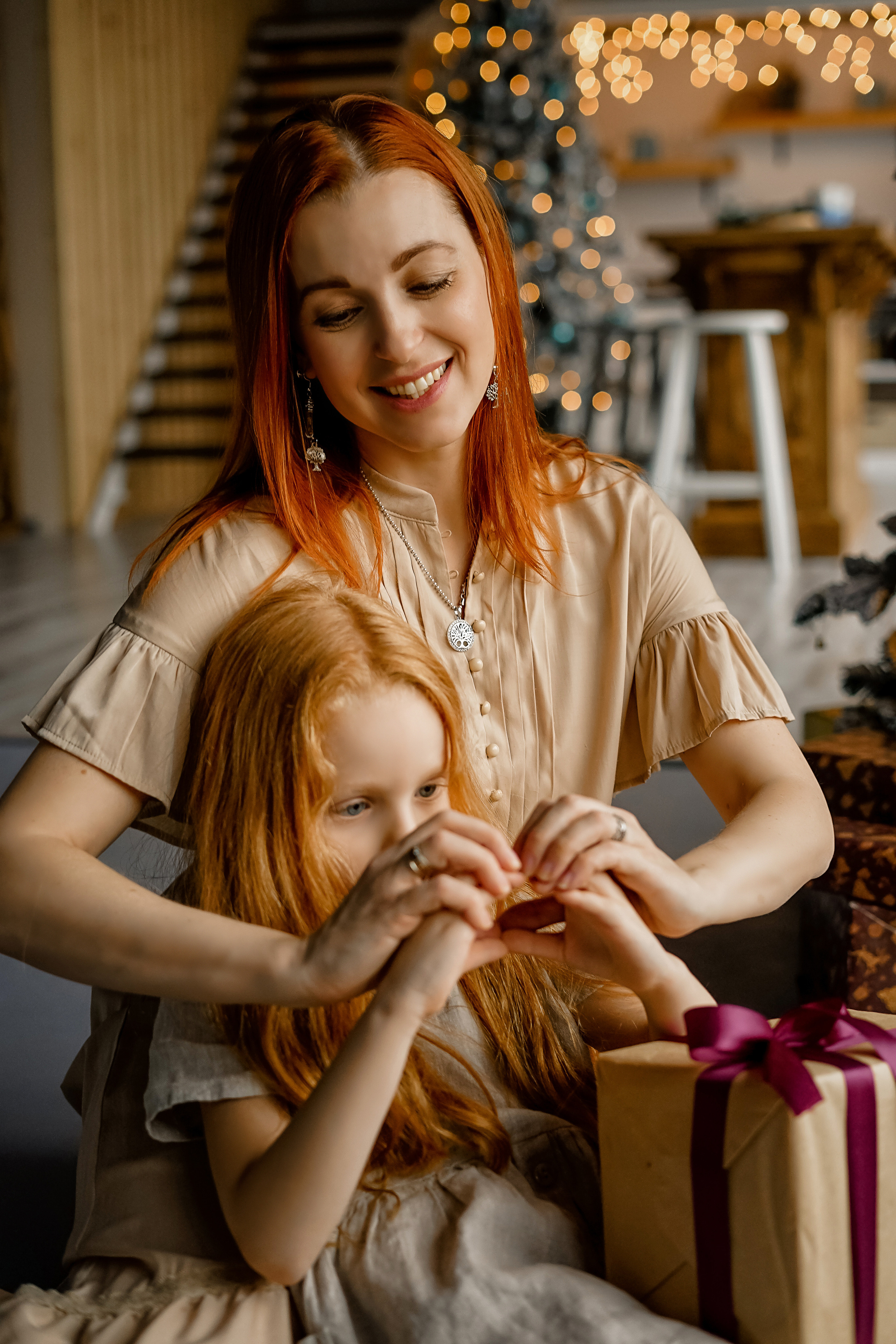 Наташа с дочками. Семейный и детский фотограф в Саратове Акефьева Анна