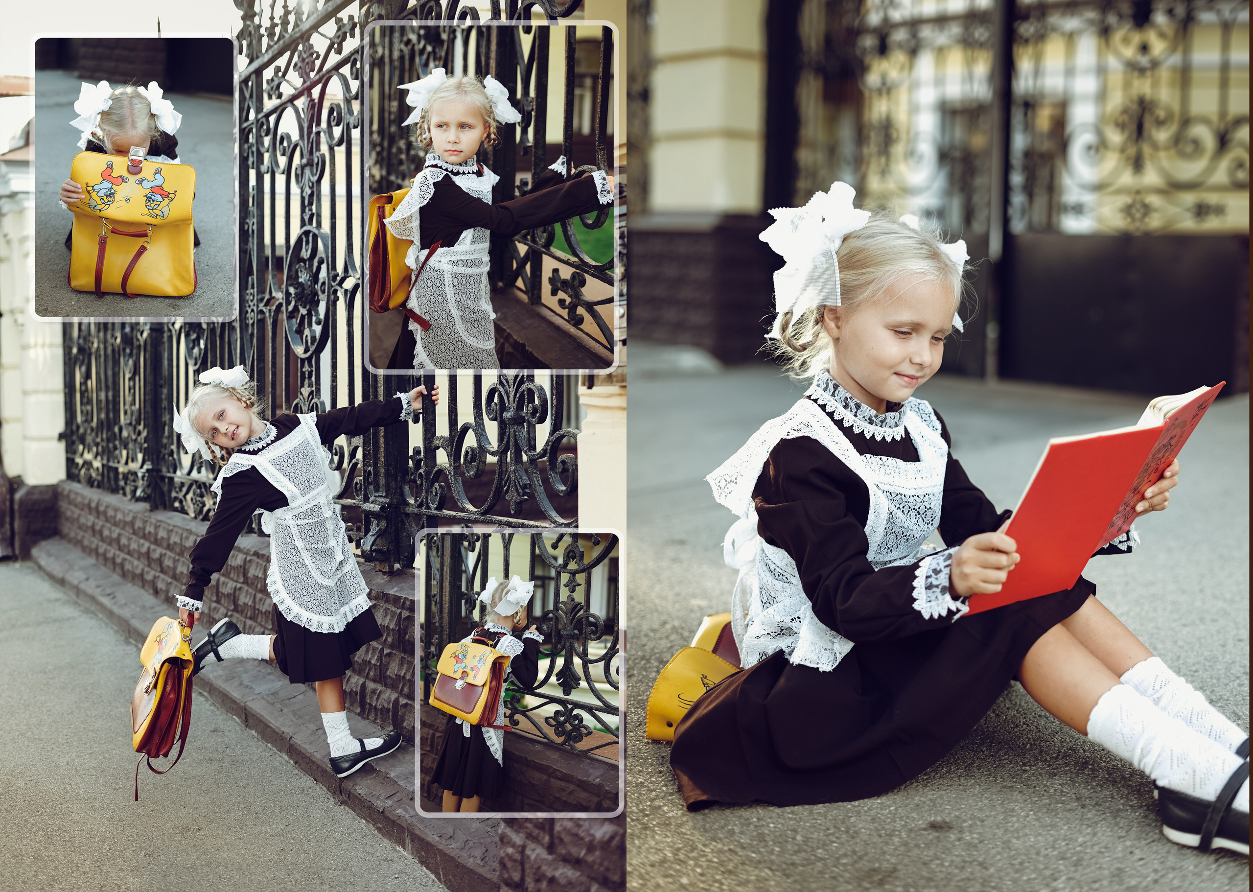 Школьные фотокниги. Семейный и детский фотограф в Саратове Акефьева Анна