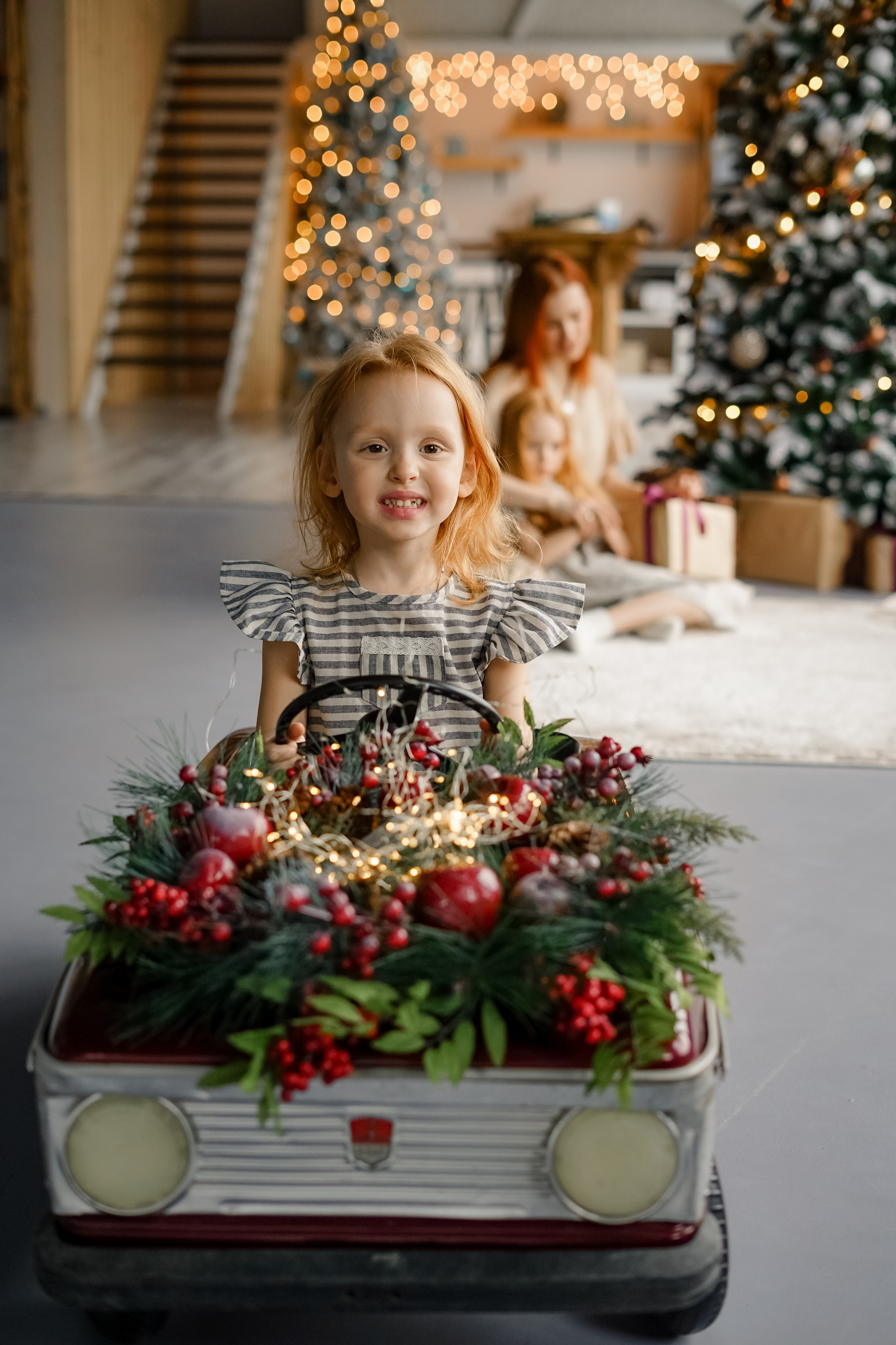 Наташа с дочками. Семейный и детский фотограф в Саратове Акефьева Анна