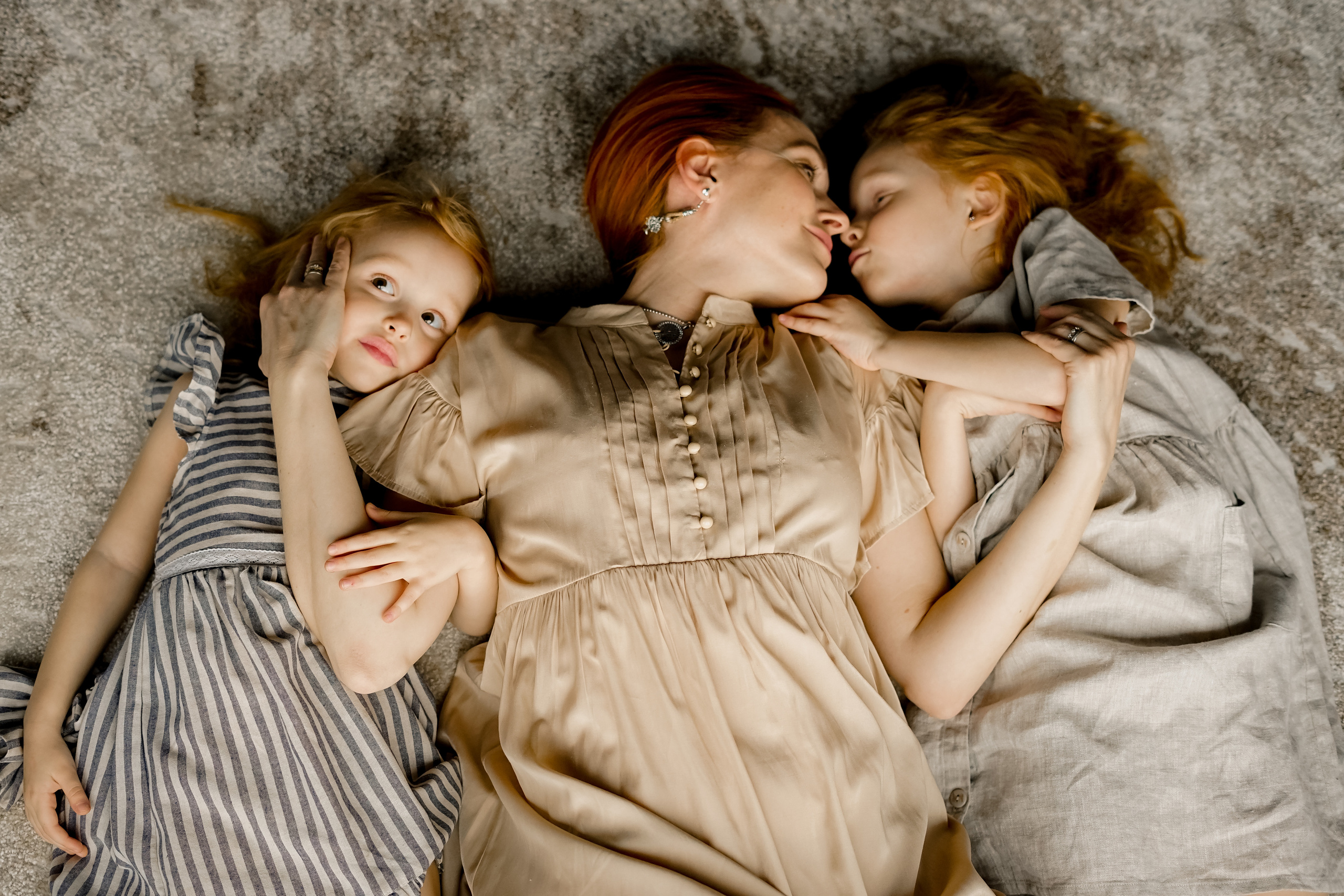 Наташа с дочками. Семейный и детский фотограф в Саратове Акефьева Анна