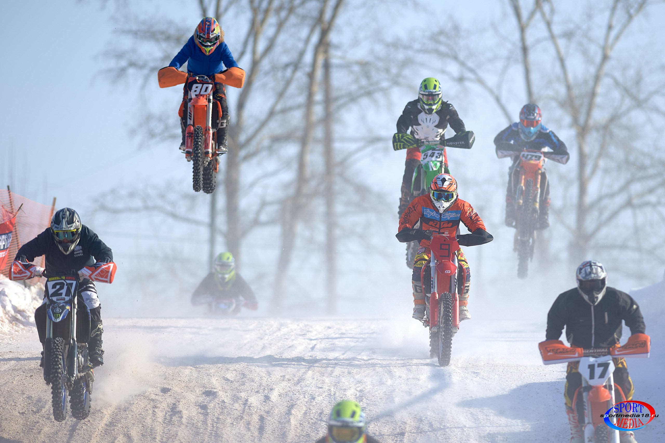 3 этап Кубка Удмуртской Республики по мотокроссу. Воткинск 23.02.2025. Спортивный репортажный фотограф в Ижевске Сергей Мерзляков