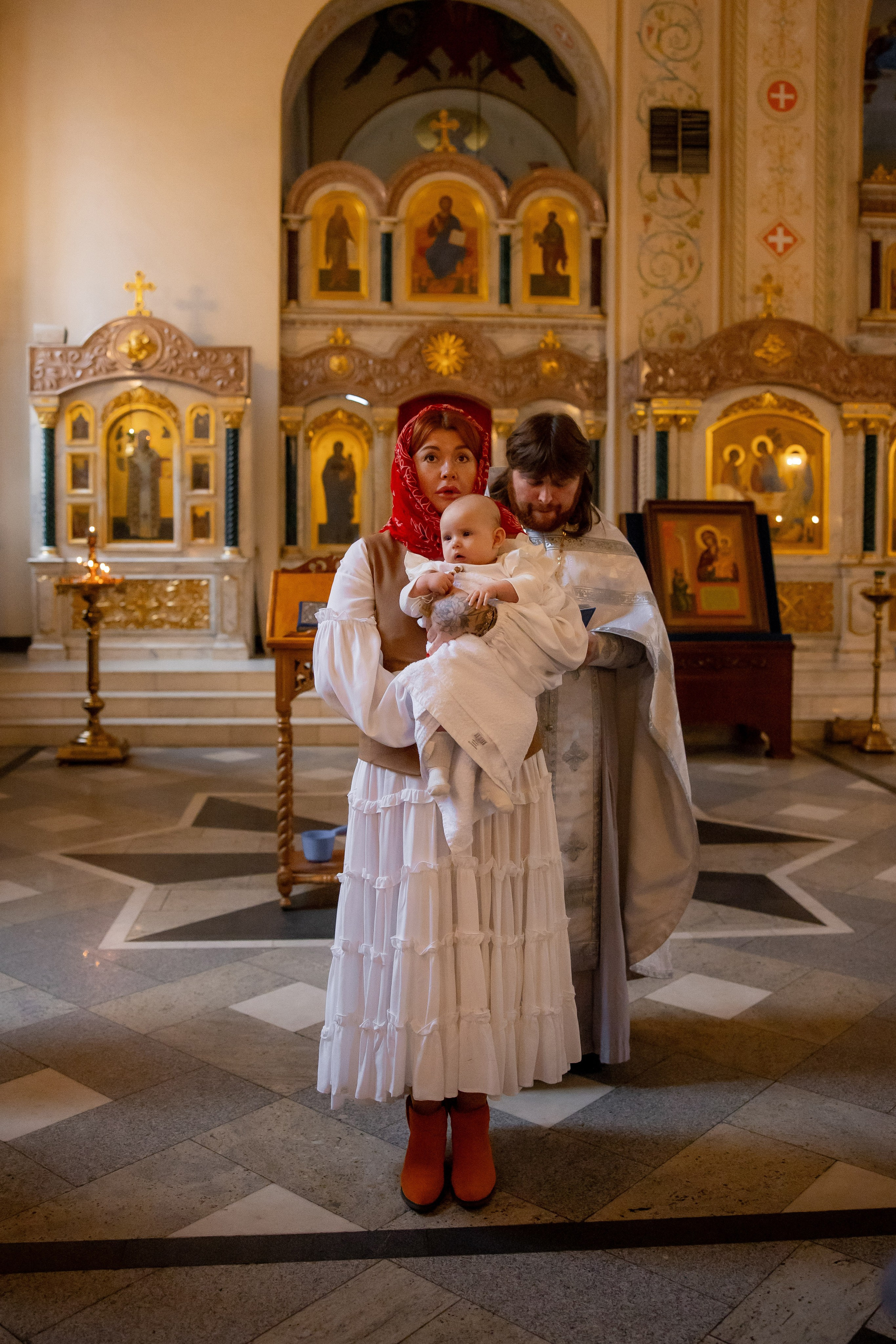 Таинство Крещения. Семейный фотограф в Москве