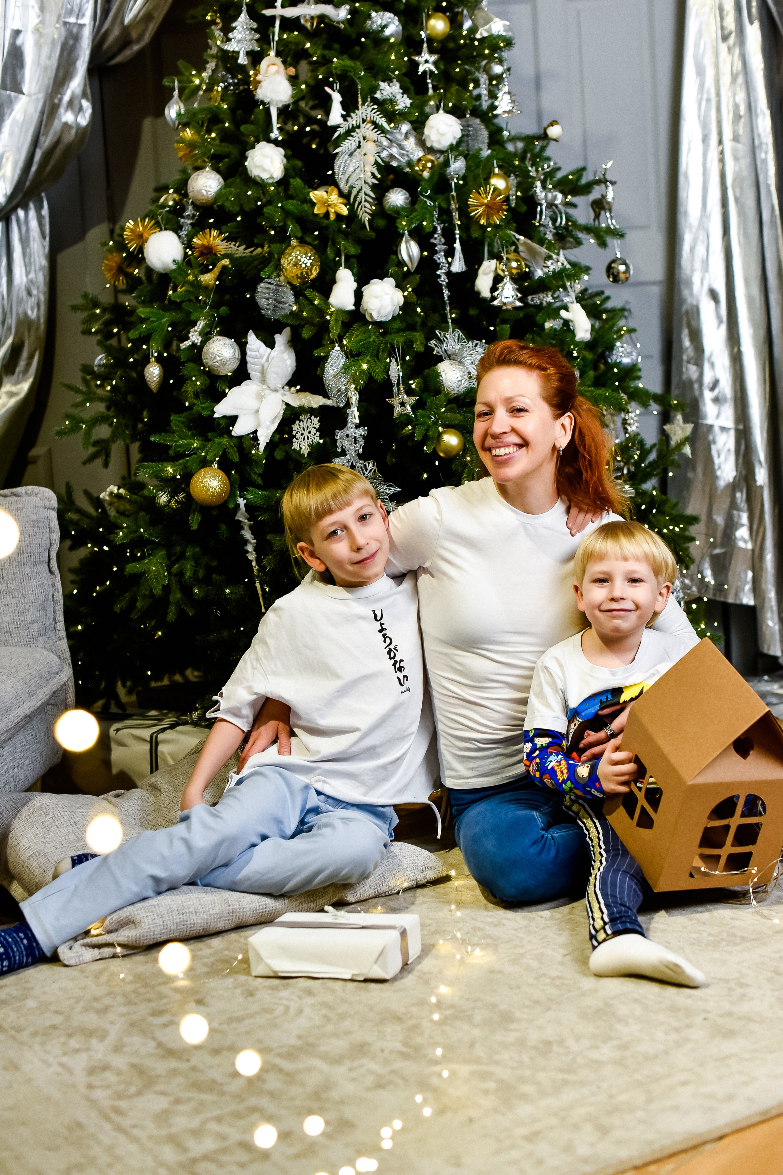 Екатерина с сыновьями