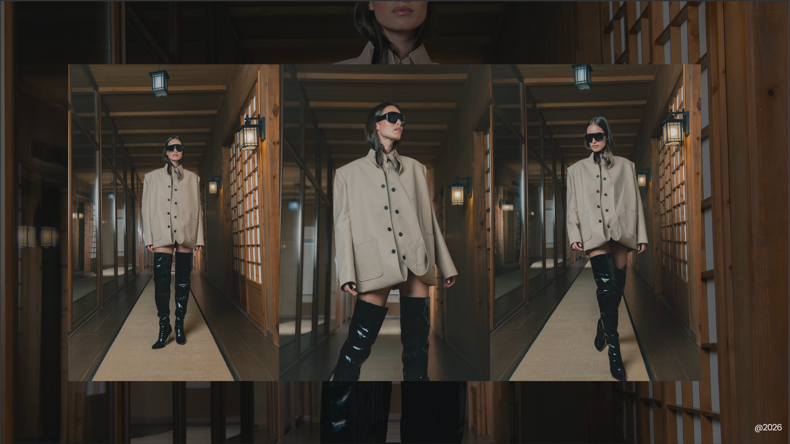 Lookbook layout for Maison Pluie Dubai brand. Elizaveta Filchenko. Fashion-photographer and director