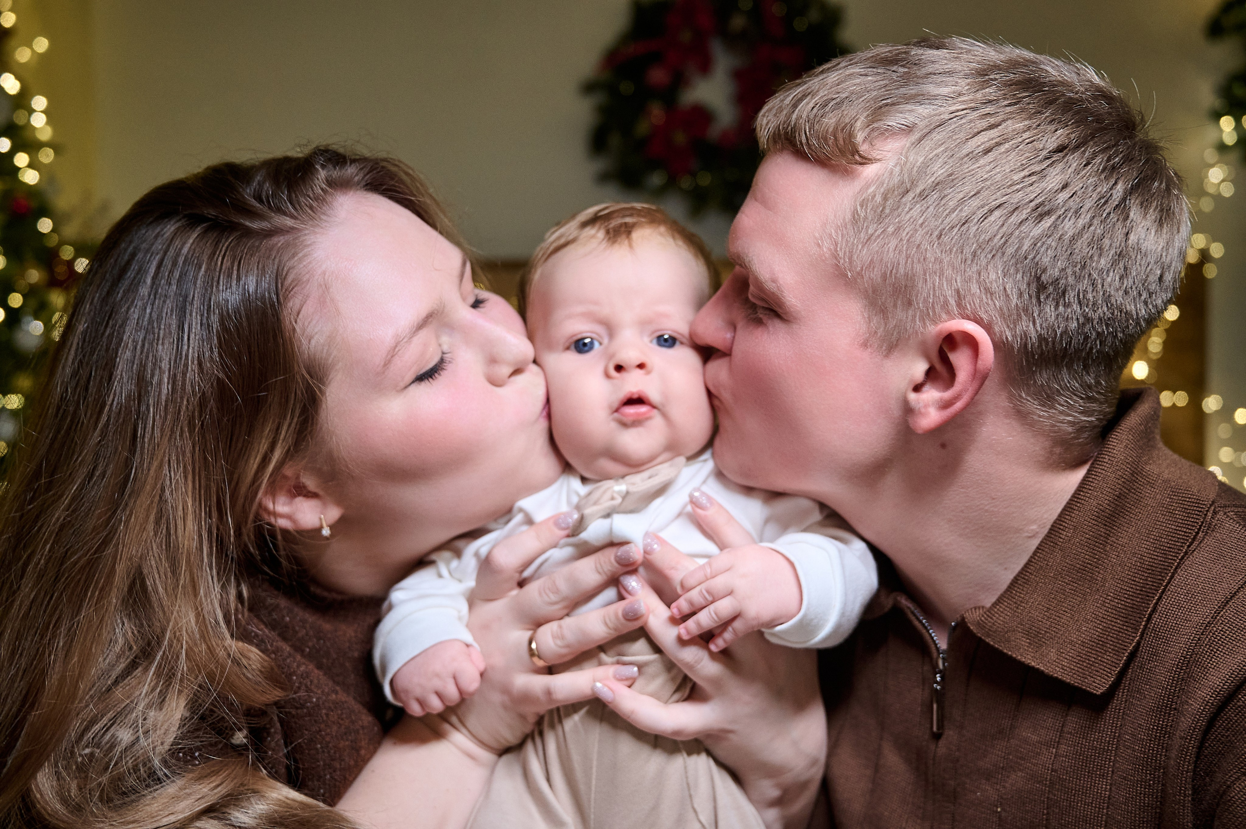 Новогодняя семейная фотосессия в Новокузнецке — семья Фетисовых