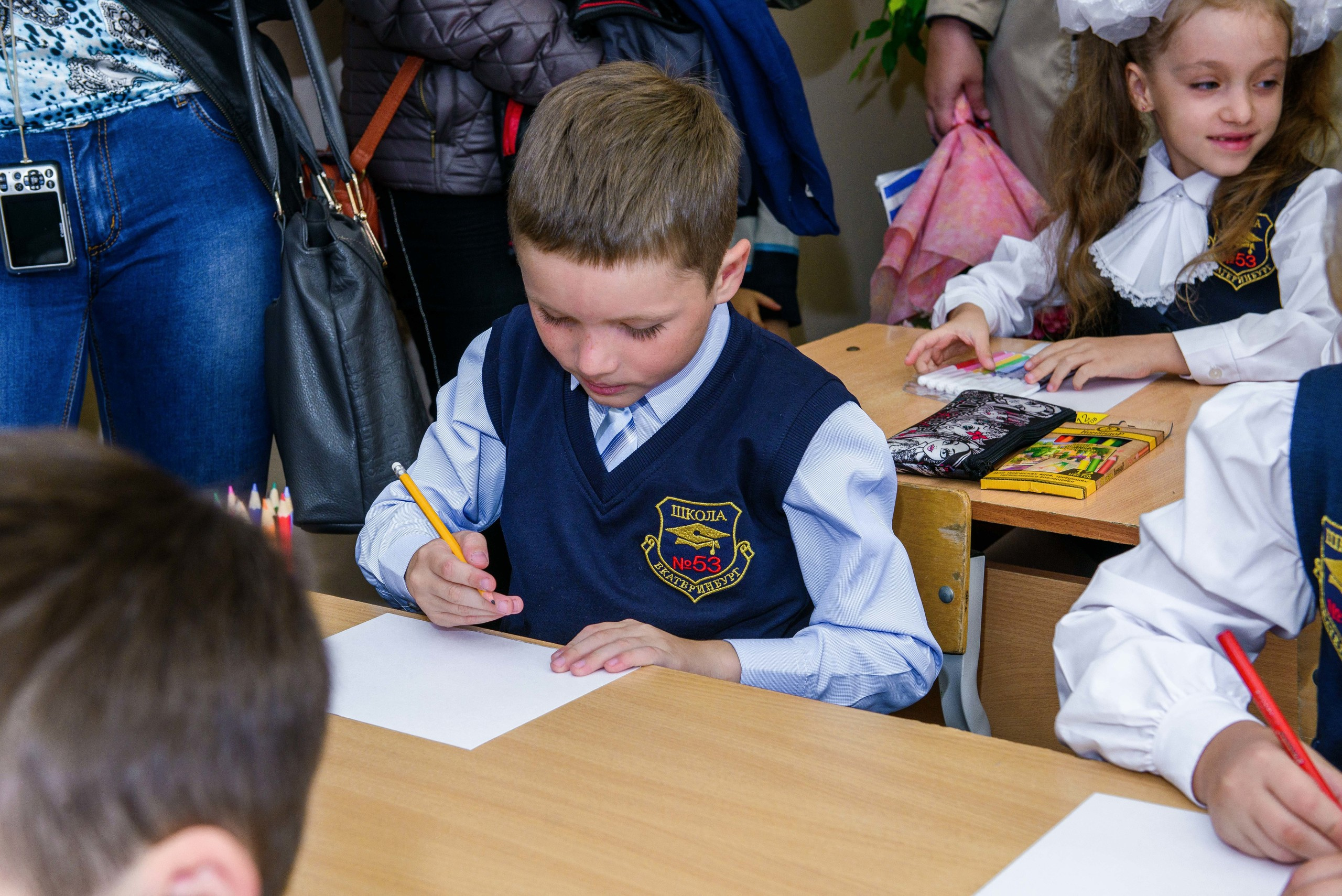 1 сентября шк № 53 1 класс 2014 г. Свадебный фотограф на Урале Виктор Соколов