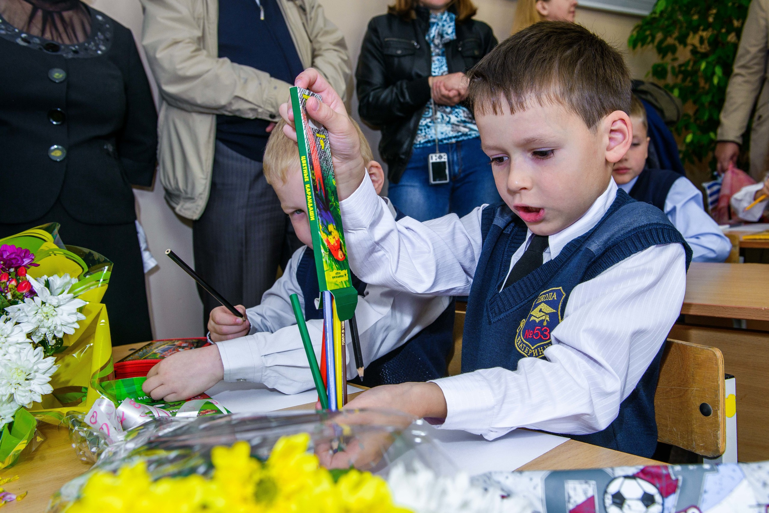 1 сентября шк № 53 1 класс 2014 г. Свадебный фотограф на Урале Виктор Соколов