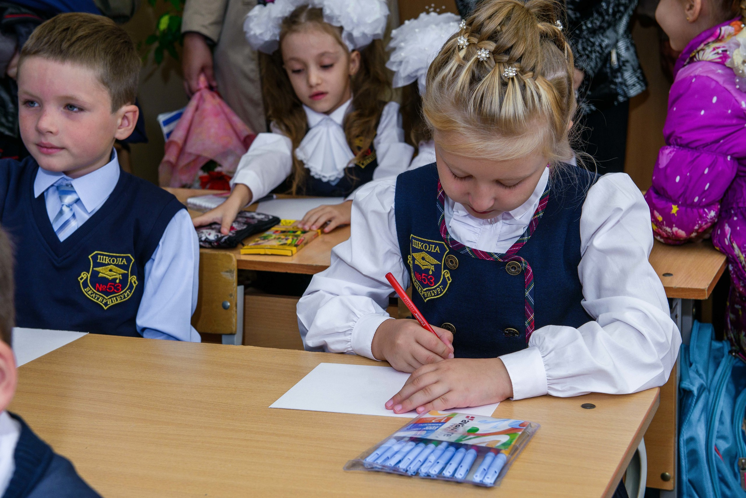 1 сентября шк № 53 1 класс 2014 г. Свадебный фотограф на Урале Виктор Соколов