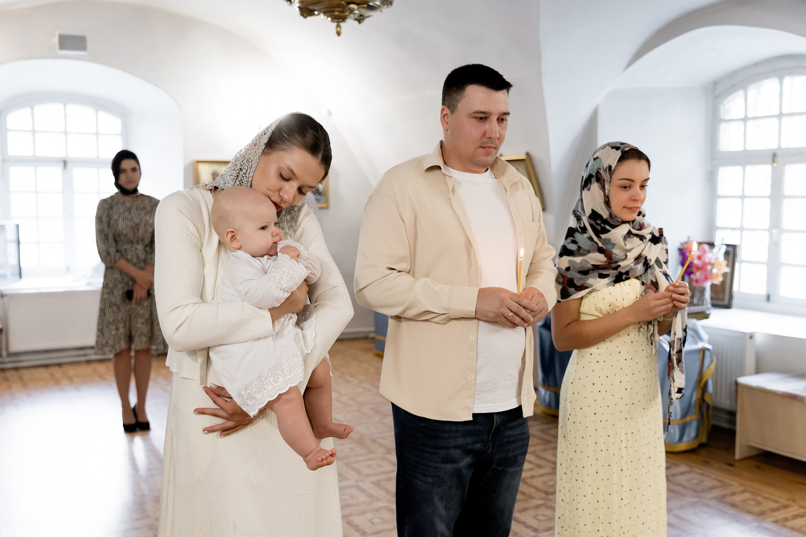 Крещение Полины в Церкви Илии Пророка. Свадебный фотограф в Пскове и Санкт-Петербурге | Анна Голикова