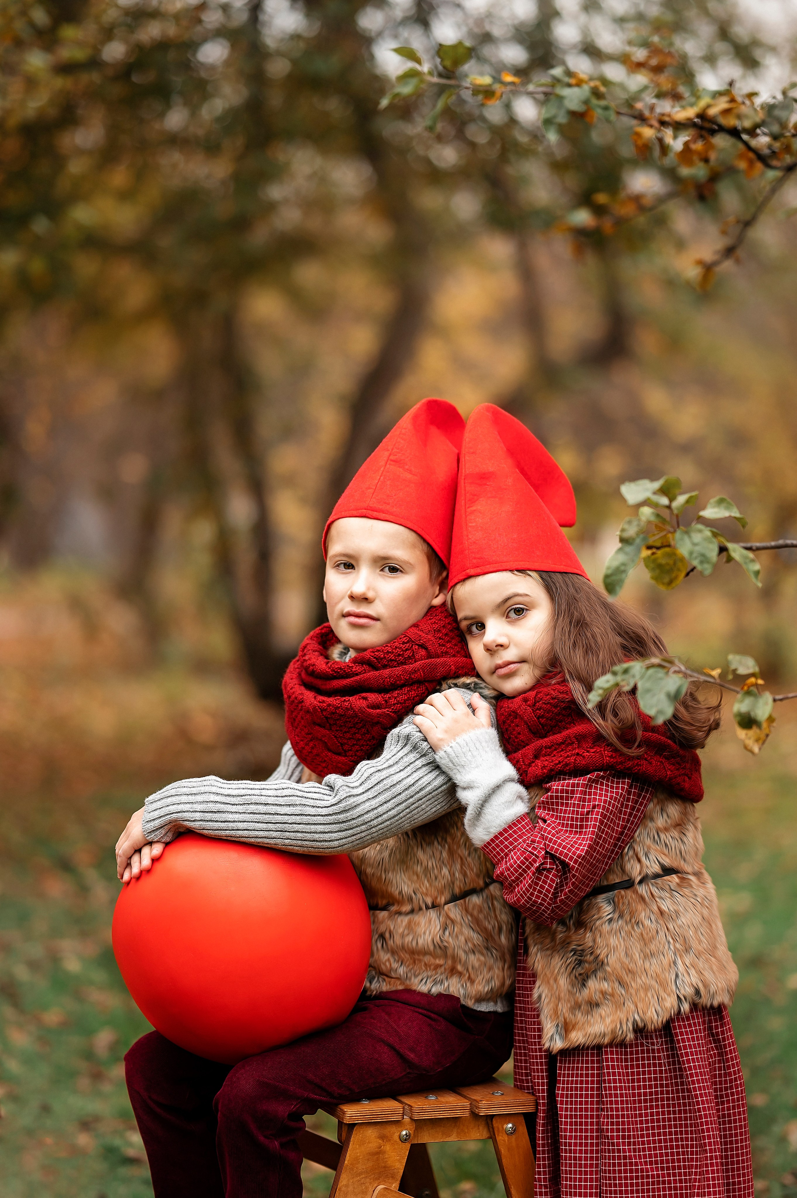 Парк Ангарские пруды «Яблочный фотопроект». Детский и семейный фотограф г. Москва Оксана Катаджи