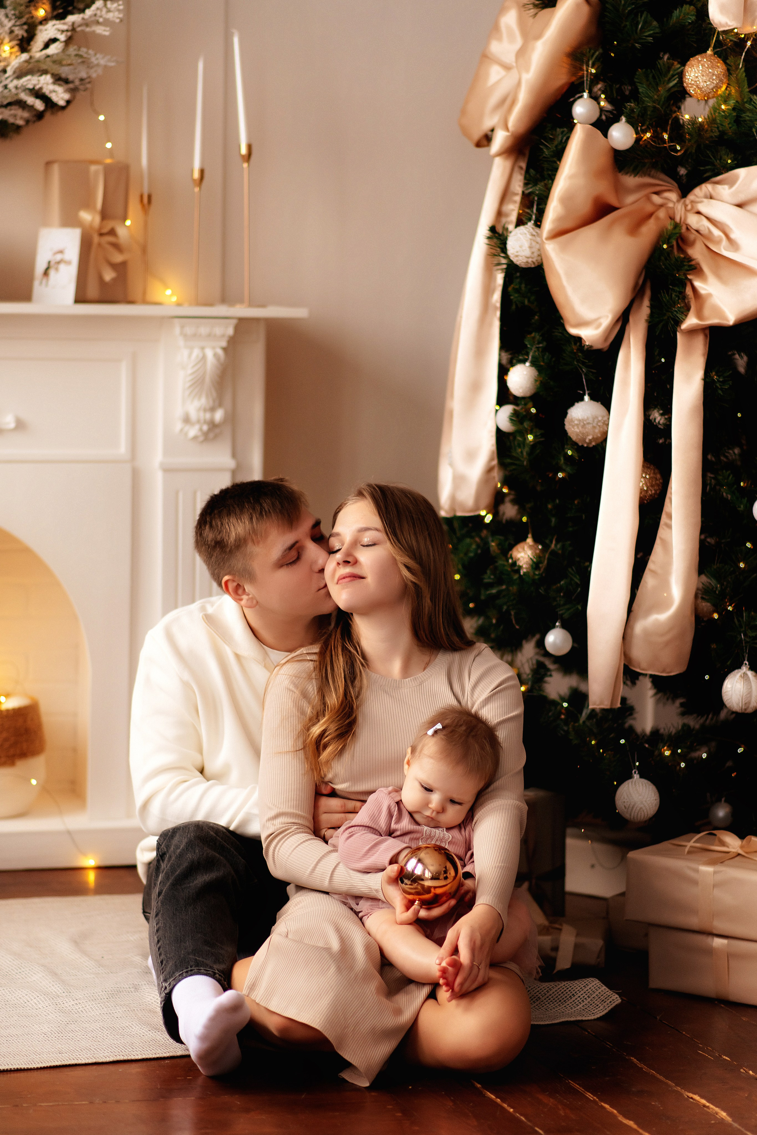 Семейная новогодняя история. Фотограф Юлия Стрыгина