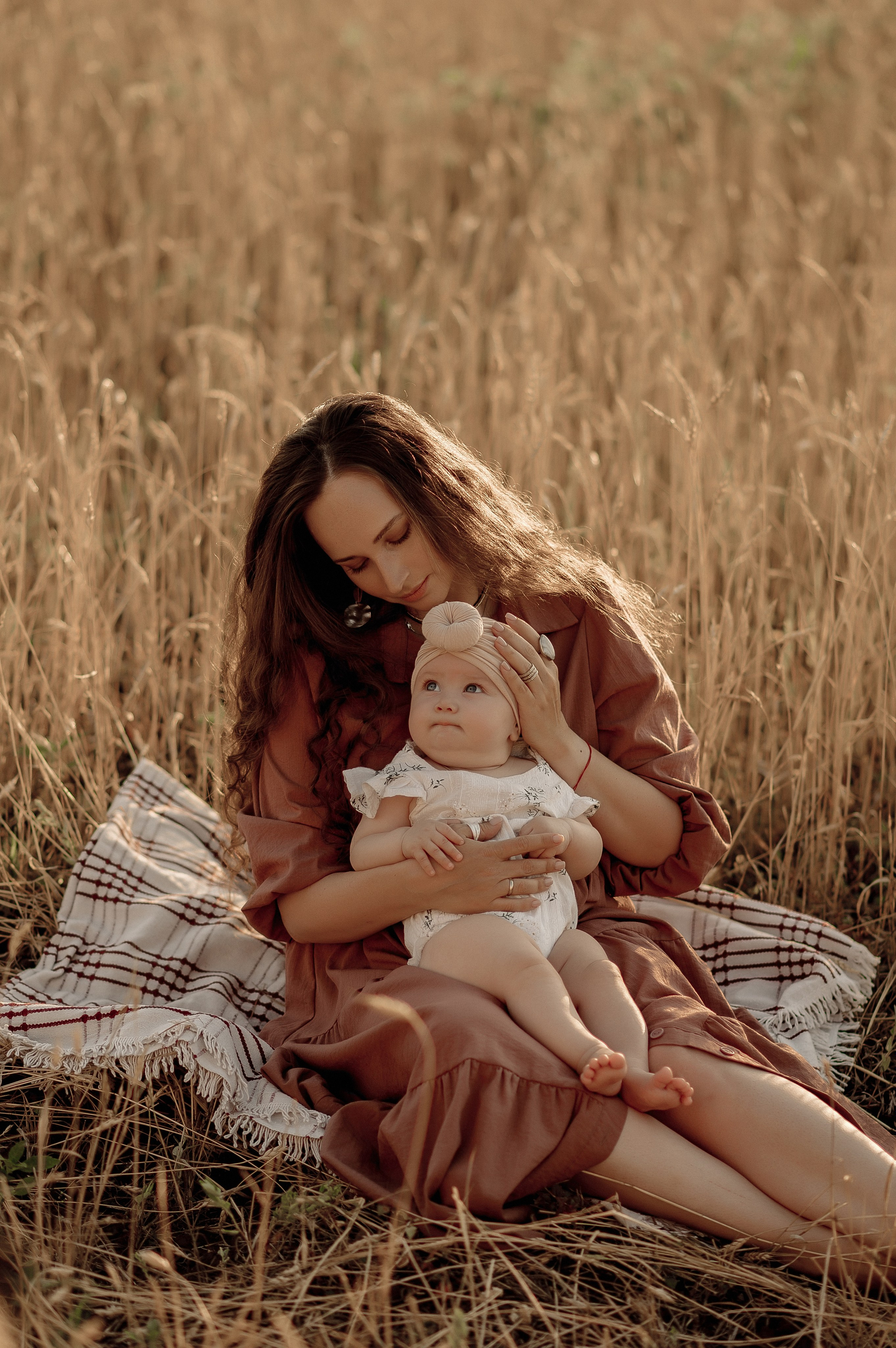 В пшенице. Фотограф Мария Стрелкова