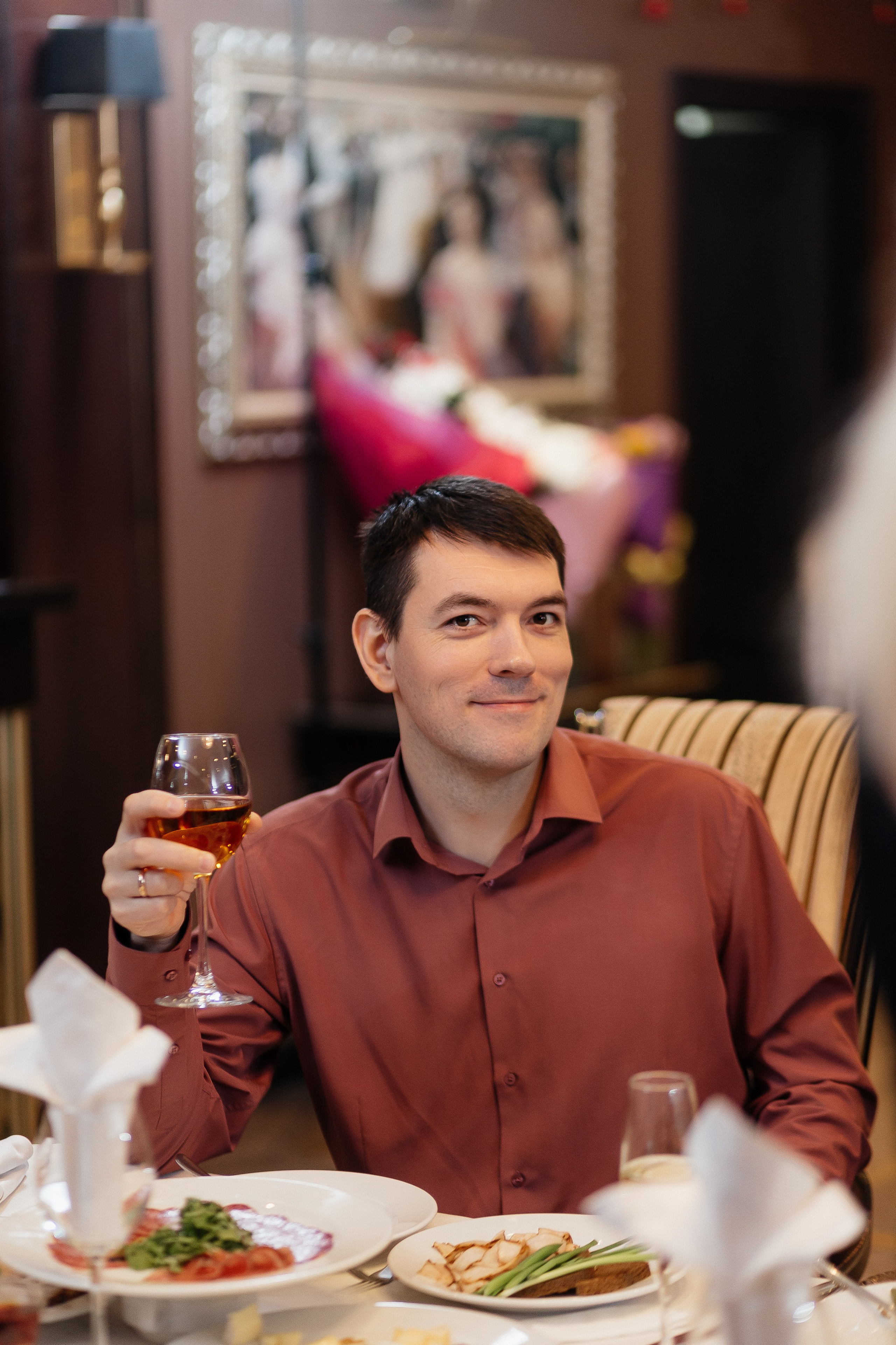 День рождения в кругу близких в ресторане Онегин. Свадебный фотограф в Нижнем Новгороде Генеральская Ира