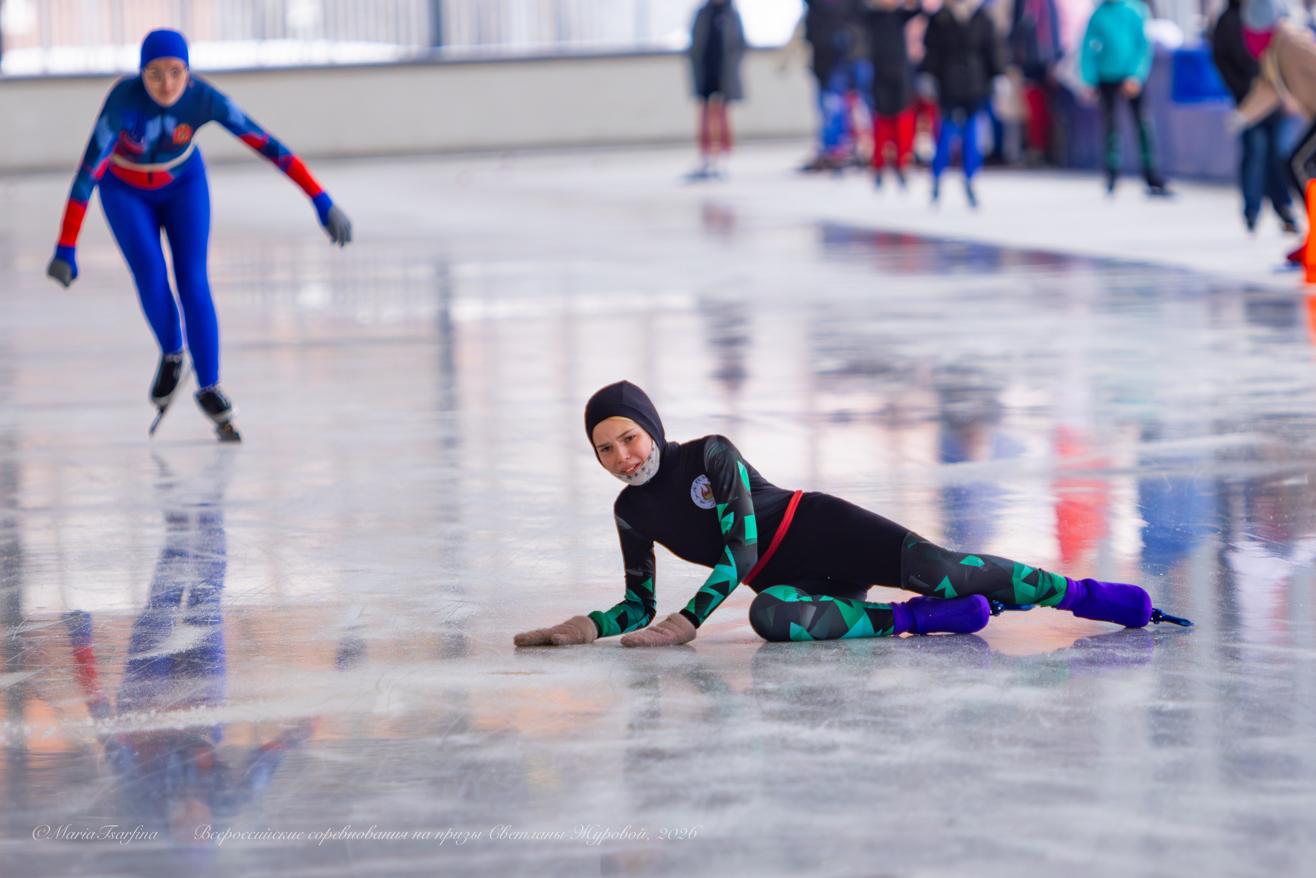Конькобежный спорт. Спортивная съемка Мария Царфати