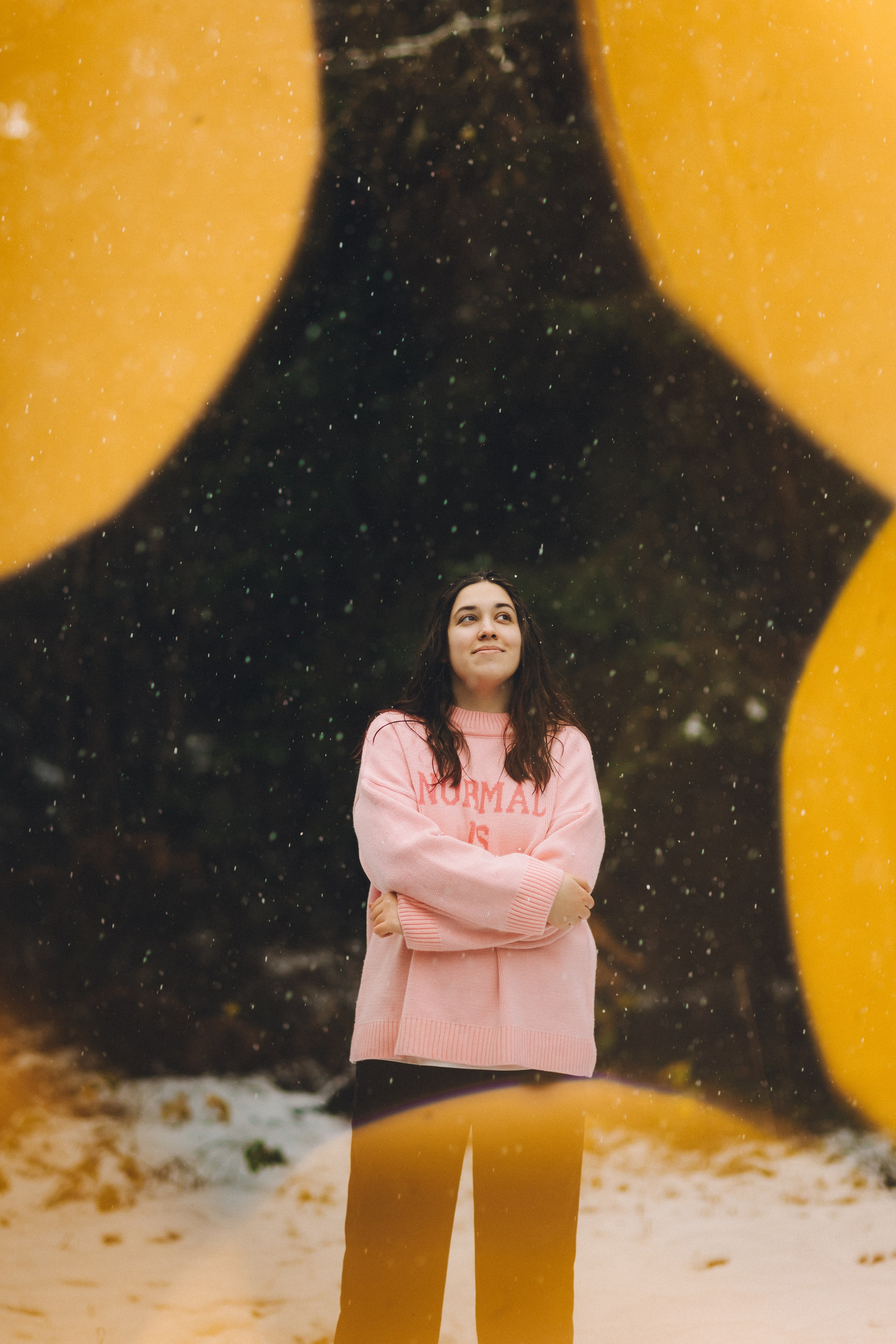 Маша и зима на Балтике. Фотограф Зеленоградск Красильникова Елена