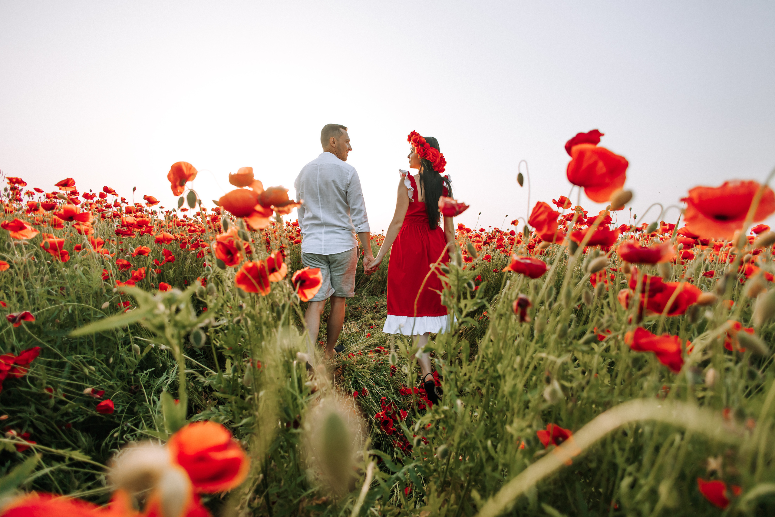 Love in poppies ❤️. Свадебный фотограф Минск РБ