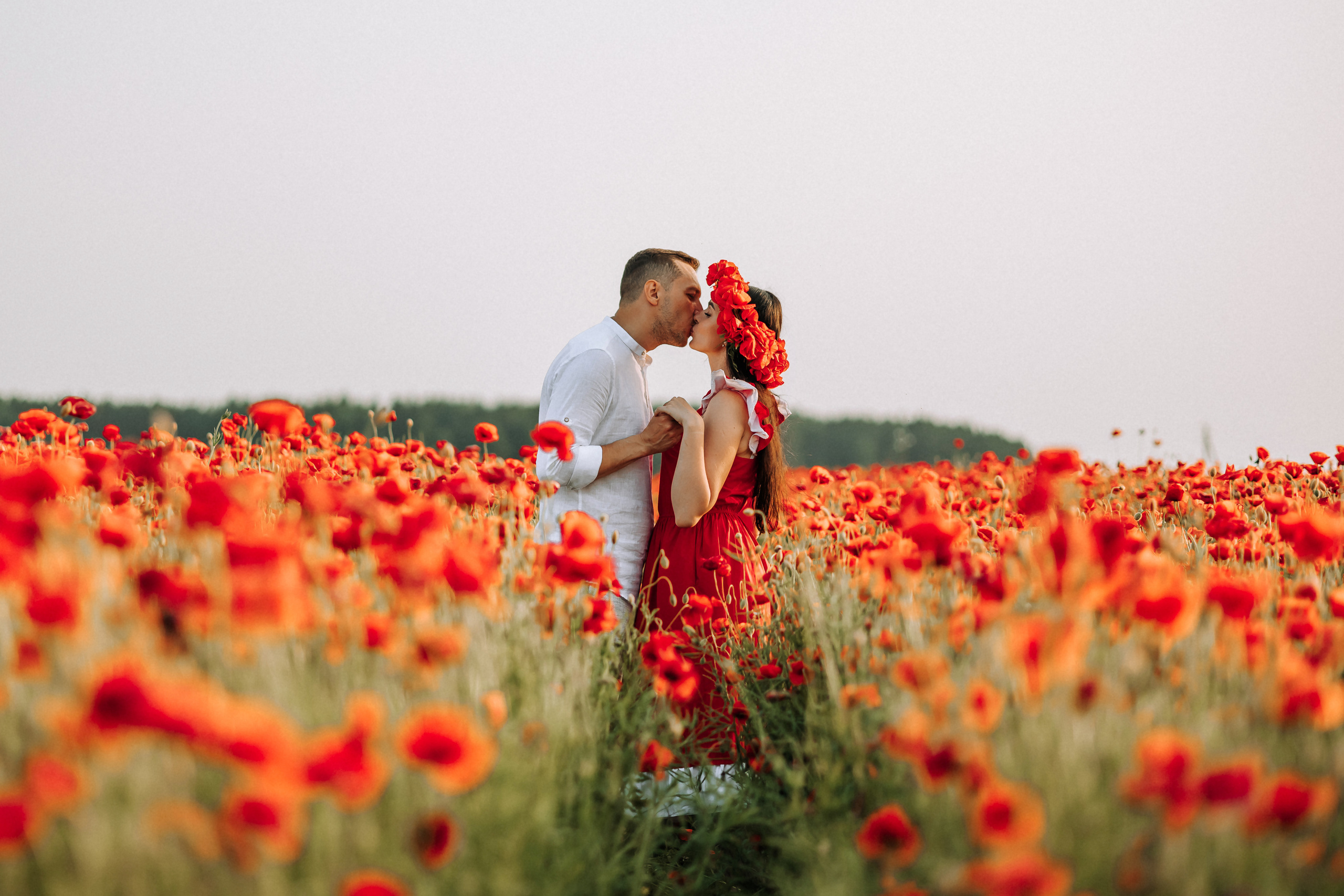 Love in poppies ❤️. Свадебный фотограф Минск РБ