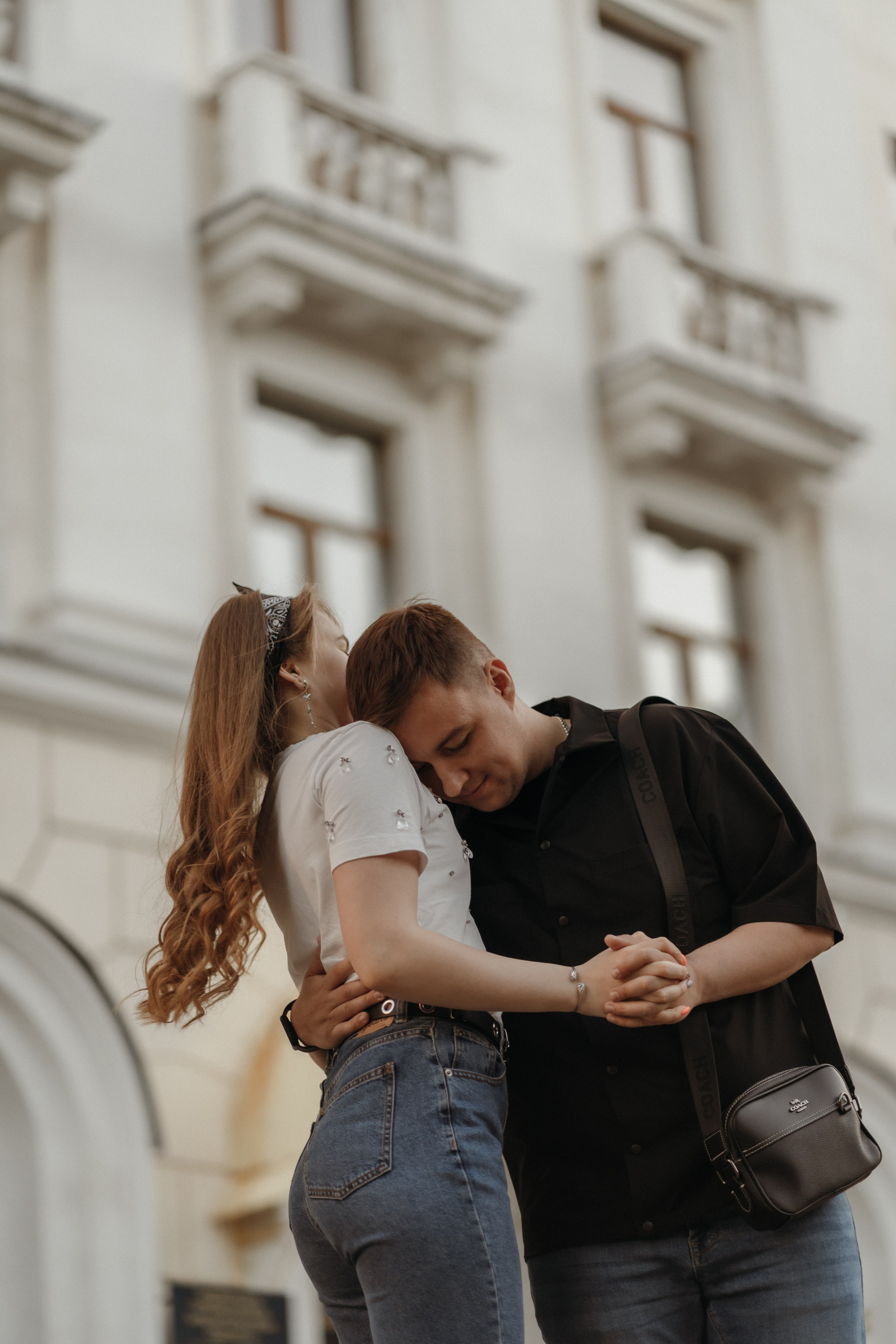 Парная уличная фотосессия в Архангельске. Портретный и свадебный фотограф в Архангельске Елизавета Стрекаловская