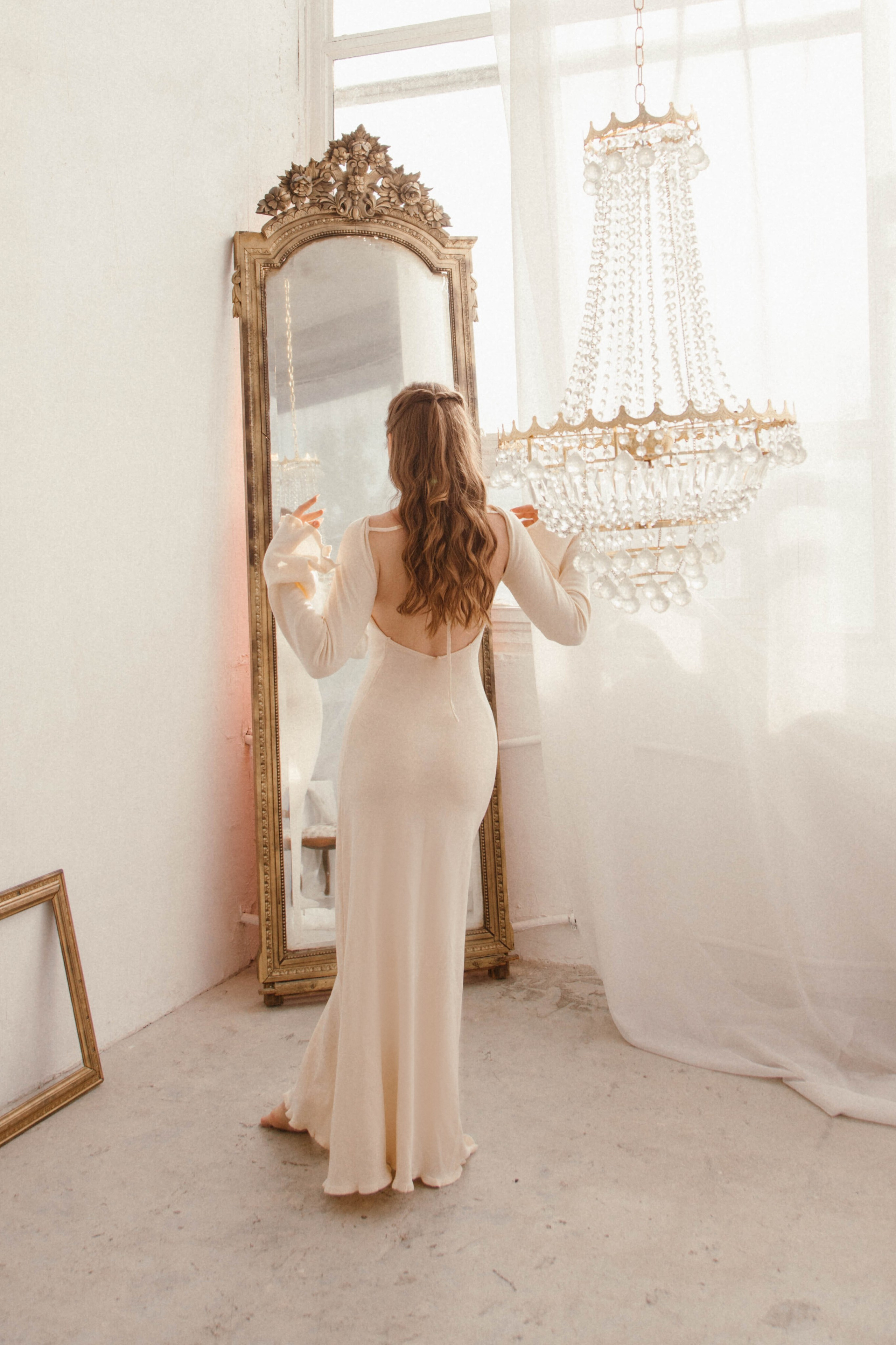 Марина. Фотосессия в студии, винтаж, женская съемка. Фотограф Ксения Третьякова, Санкт-Петербург