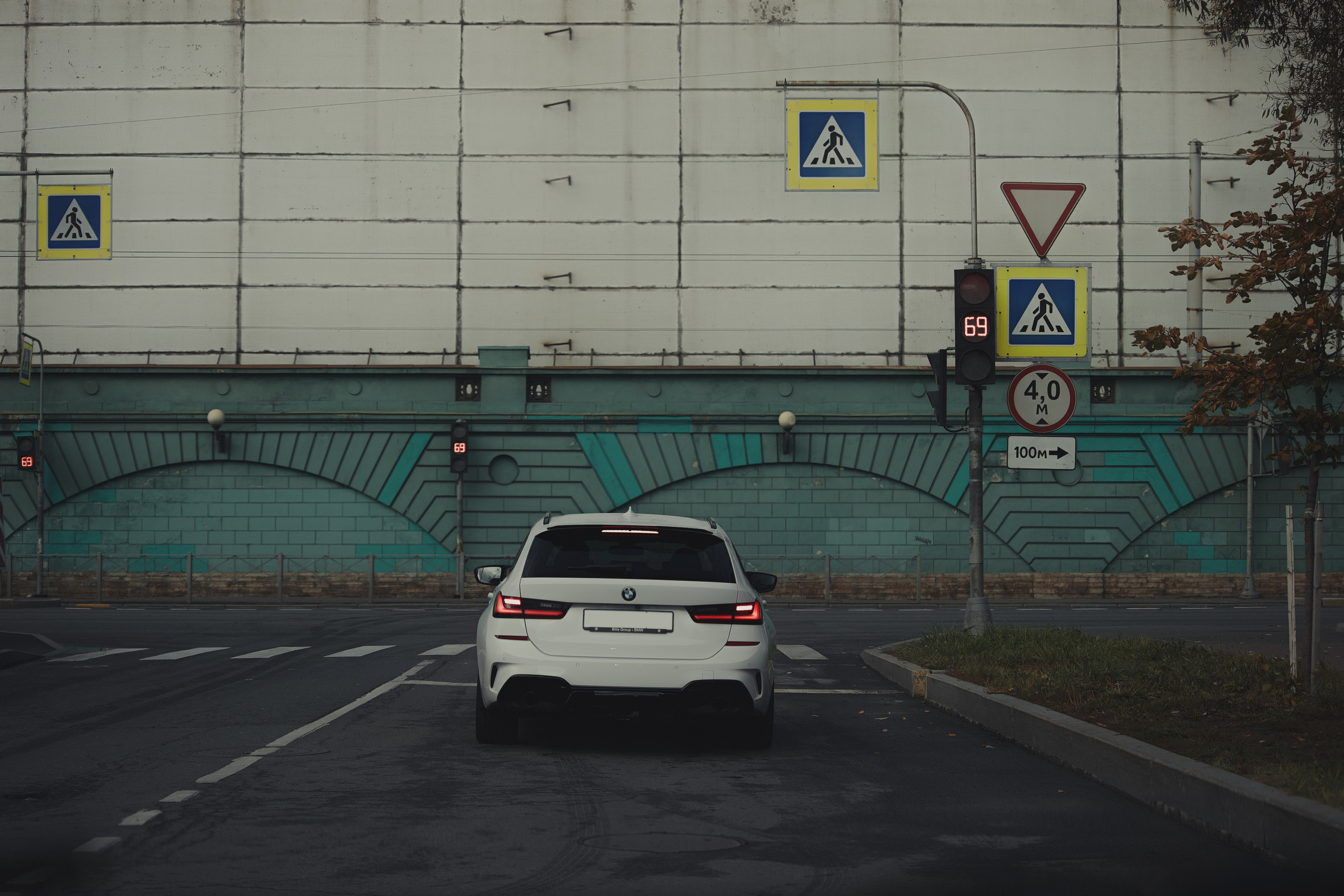 BMW 3 Autumn lowlights. Портретный и автомобильный фотограф в Санкт-Петербурге Евгений Черепанов