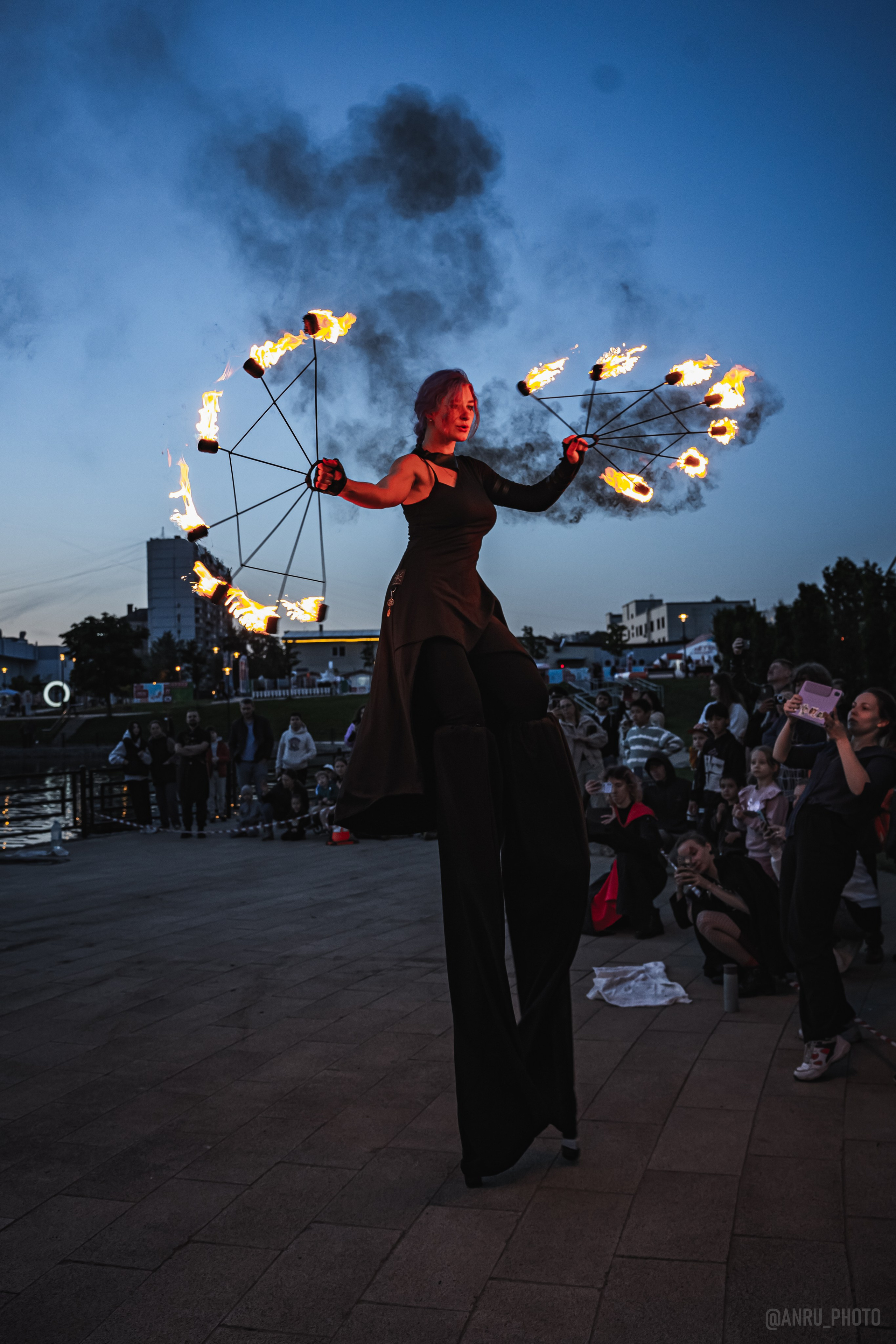 «FIRE FAMILY» Фаершоу. Репортажный фотограф Анастасия Рубцова