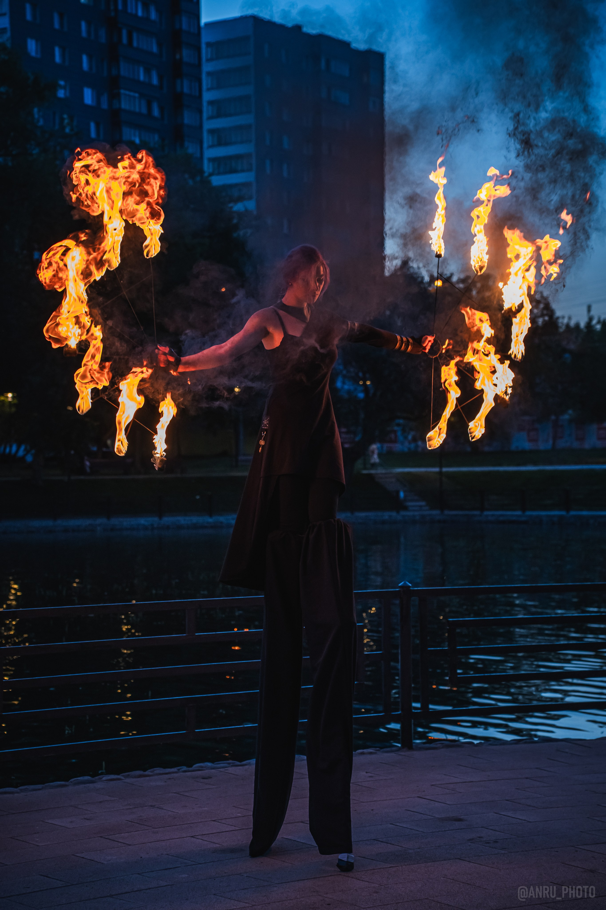 «FIRE FAMILY» Фаершоу. Репортажный фотограф Анастасия Рубцова