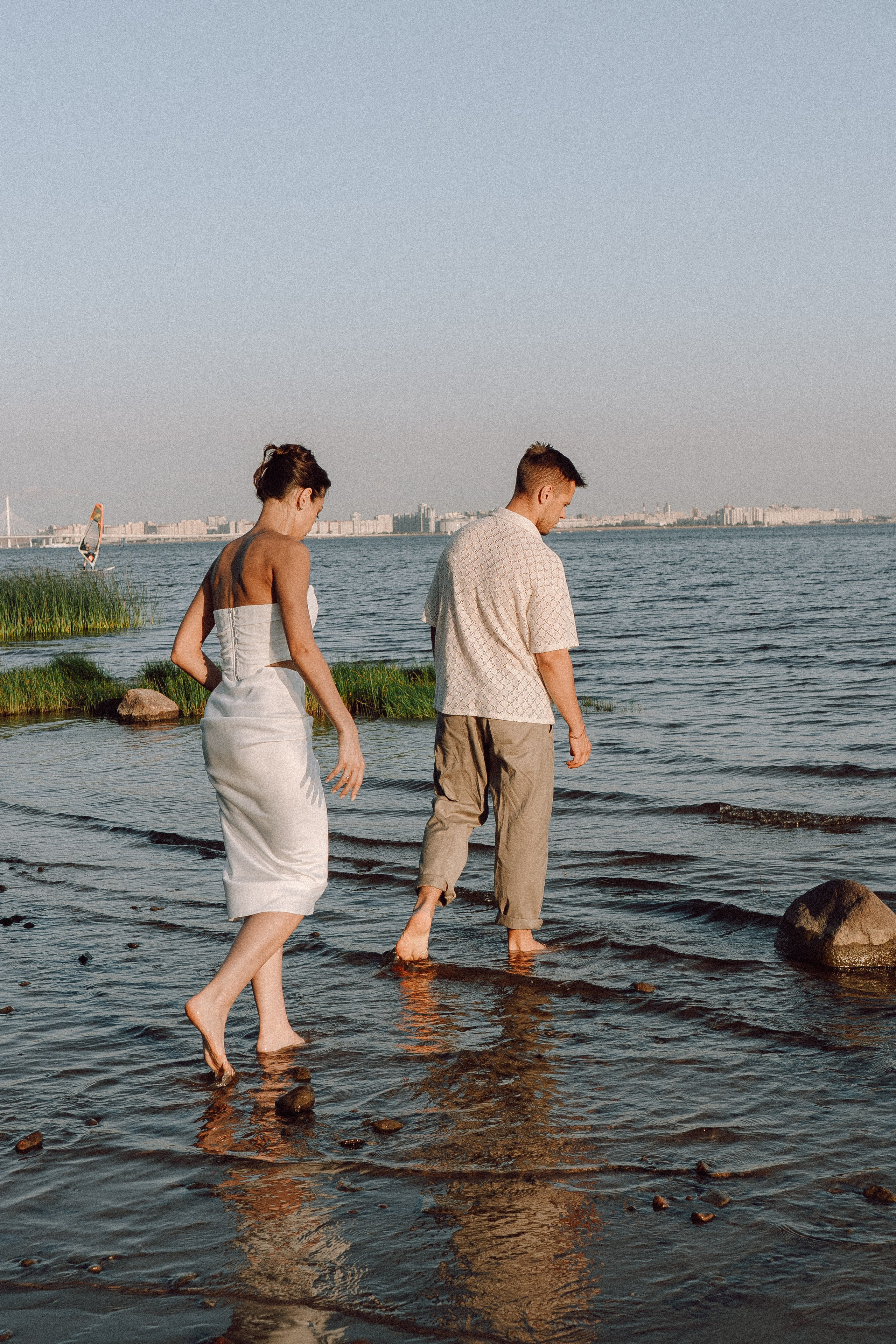 СВАДЕБНАЯ ФОТОСЕССИЯ ВЫЕЗДНОЙ ЦЕРЕМОНИИ (ФИНСКИЙ ЗАЛИВ). Профессиональный фотограф, Санкт-Петербург — Виктория Богомолова