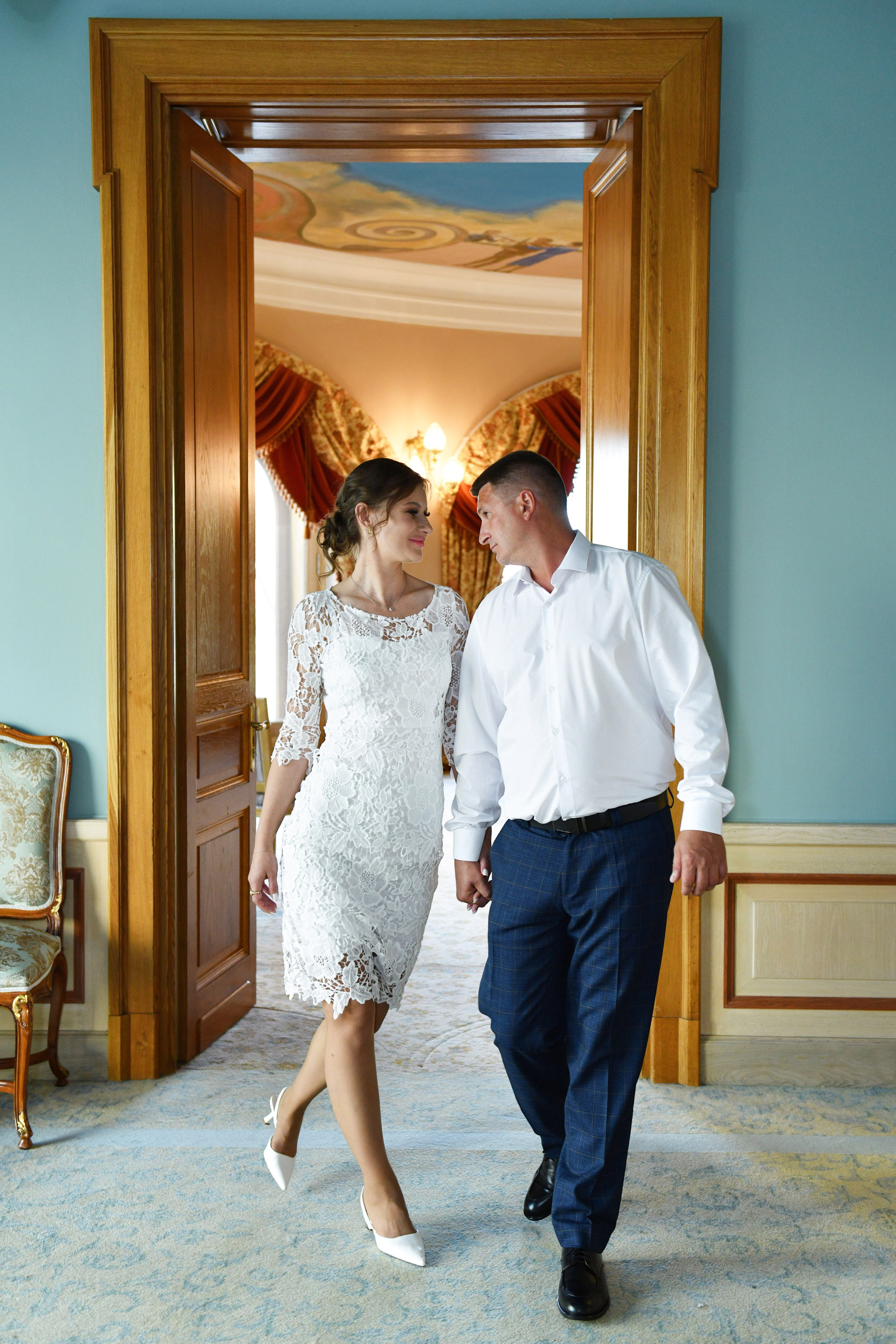 Регистрация брака Наталии и Андрея в гостинице Националь. Свадебный и портретный фотограф в Москве Галина Борисова