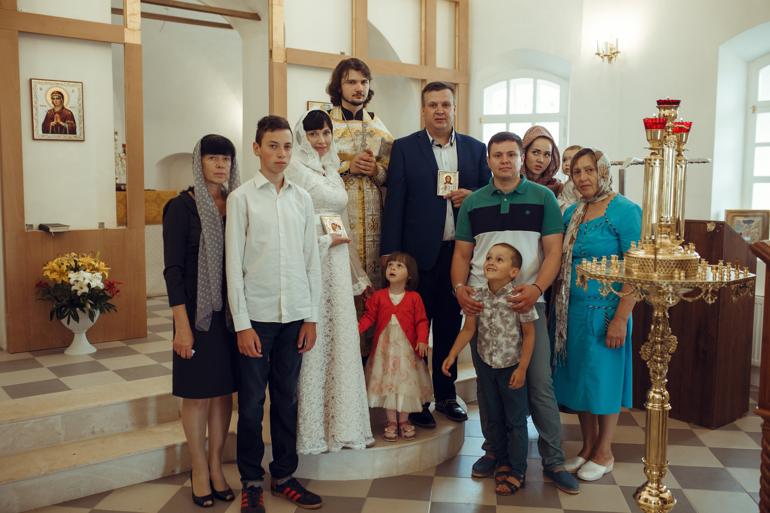 Венчание Оксаны и Дениса. Фотограф на Крещение, семейный фотограф в Москве