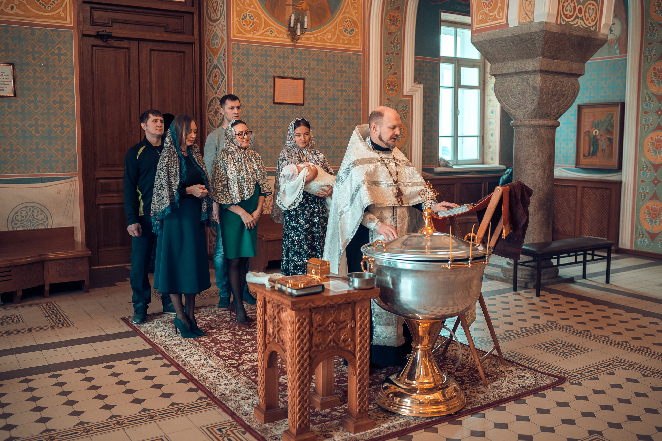 Крещение Евы Храм Иоанна Предтечи. Фотограф на Крещение и Венчание в Красноярске Рамазанова Юлия