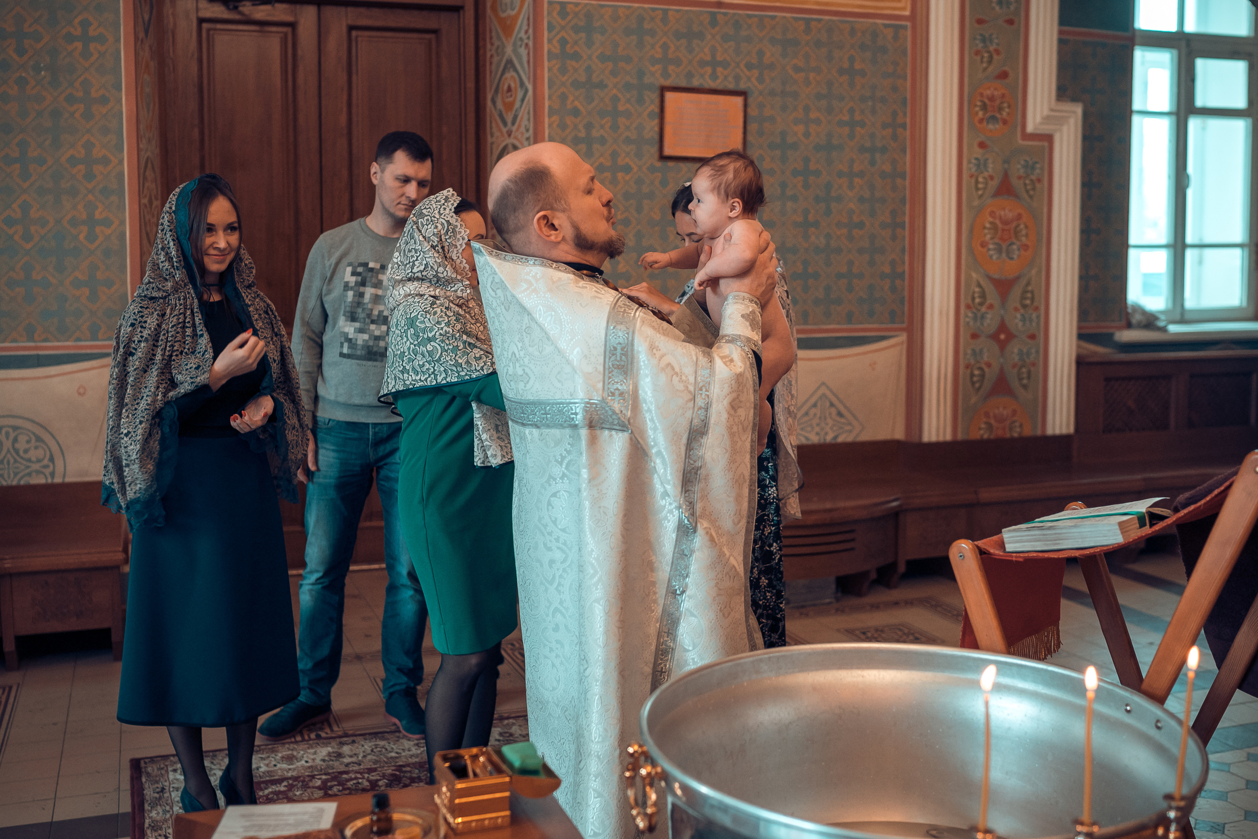 Крещение Евы Храм Иоанна Предтечи. Фотограф на Крещение и Венчание в Красноярске Рамазанова Юлия