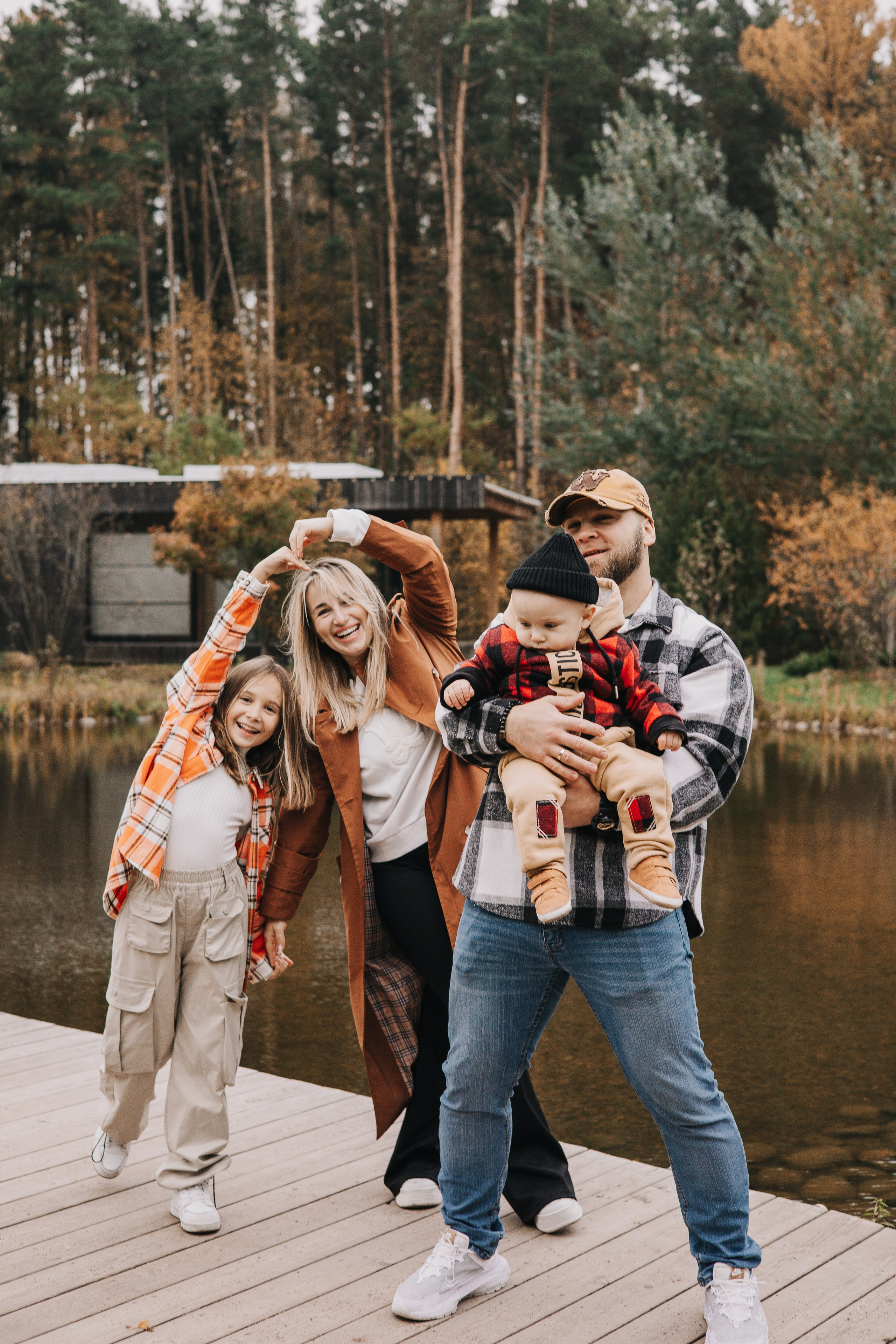 Семейные фотоистории на природе