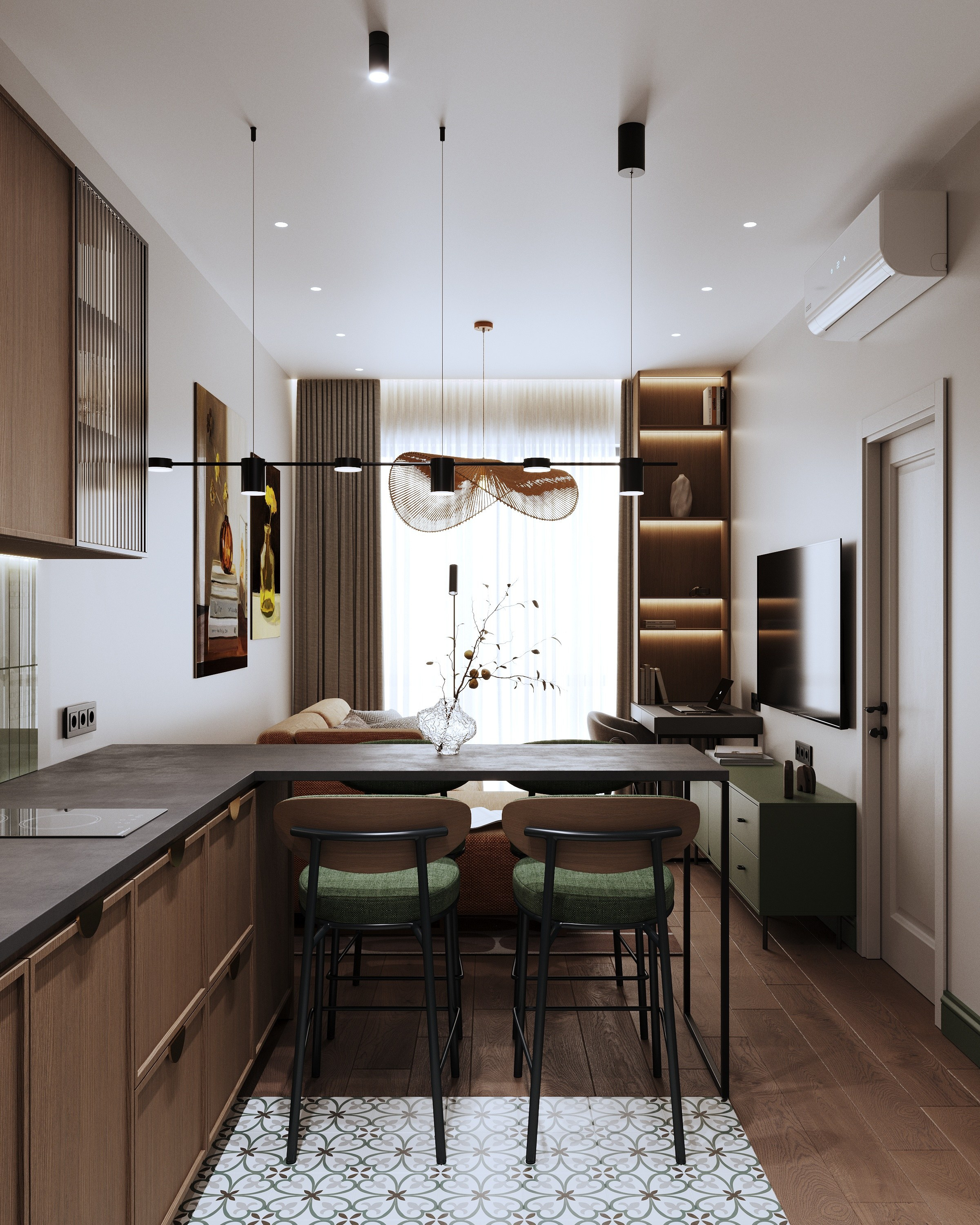 ЖК Шкиперский 19/Санкт-Петербург /36 кв м. Ксения Барабаш дизайнер интерьера в Санкт-Петербурге