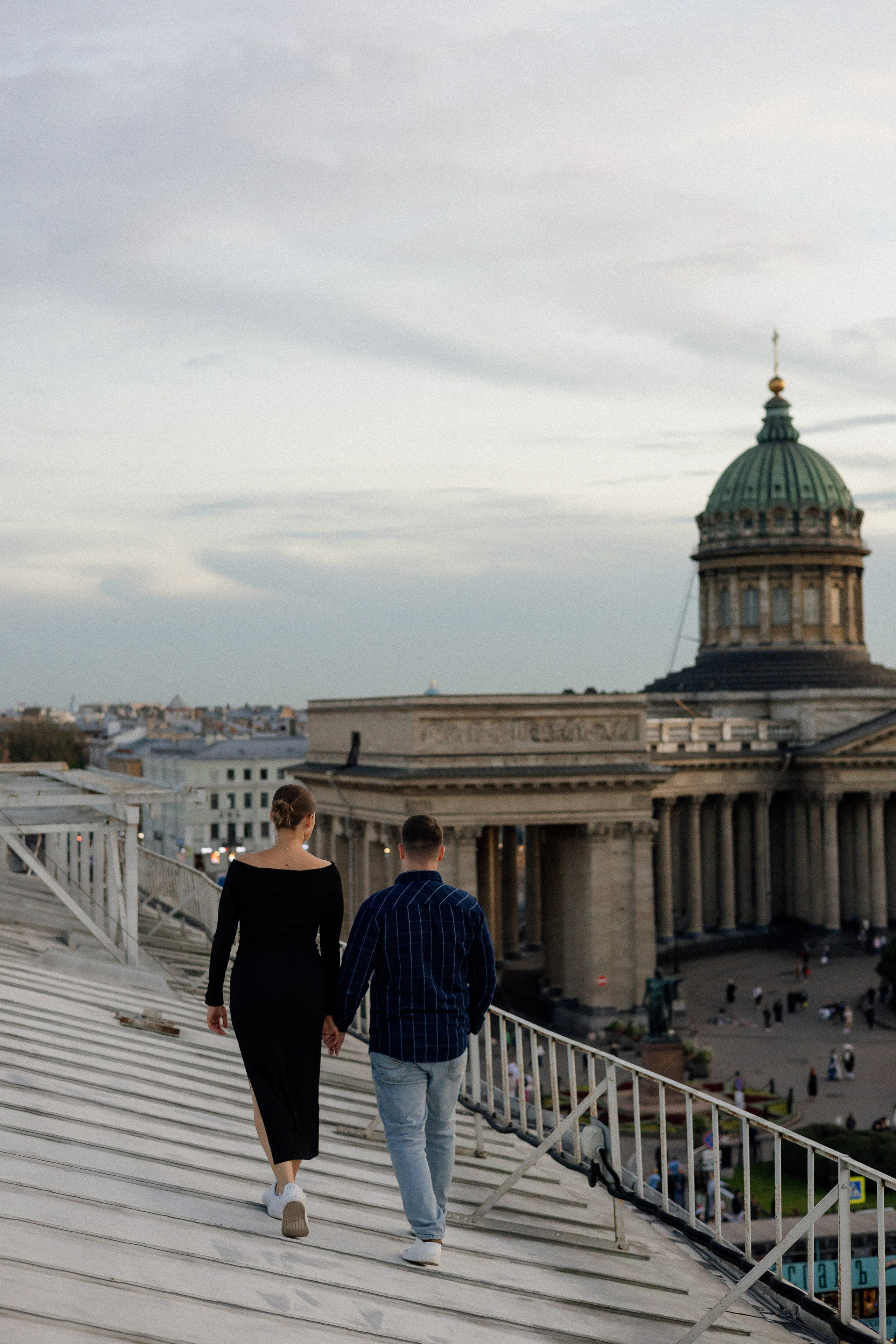 Романтика питерских крыш. Свадебный фотограф в Санкт-Петербурге Ксения Кобышева