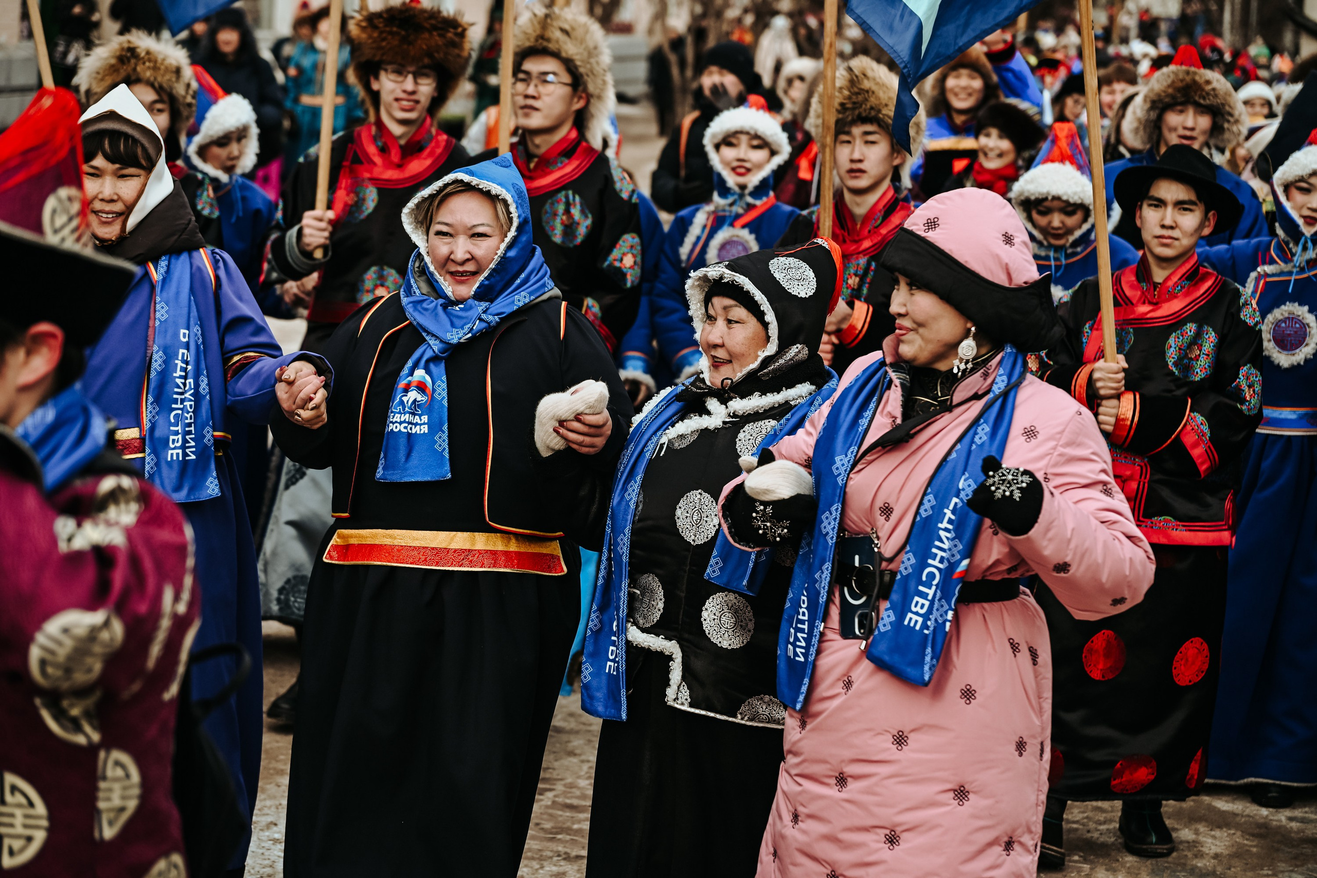 Дэгэлфлэшмоб. Фотобанк Республики Бурятия