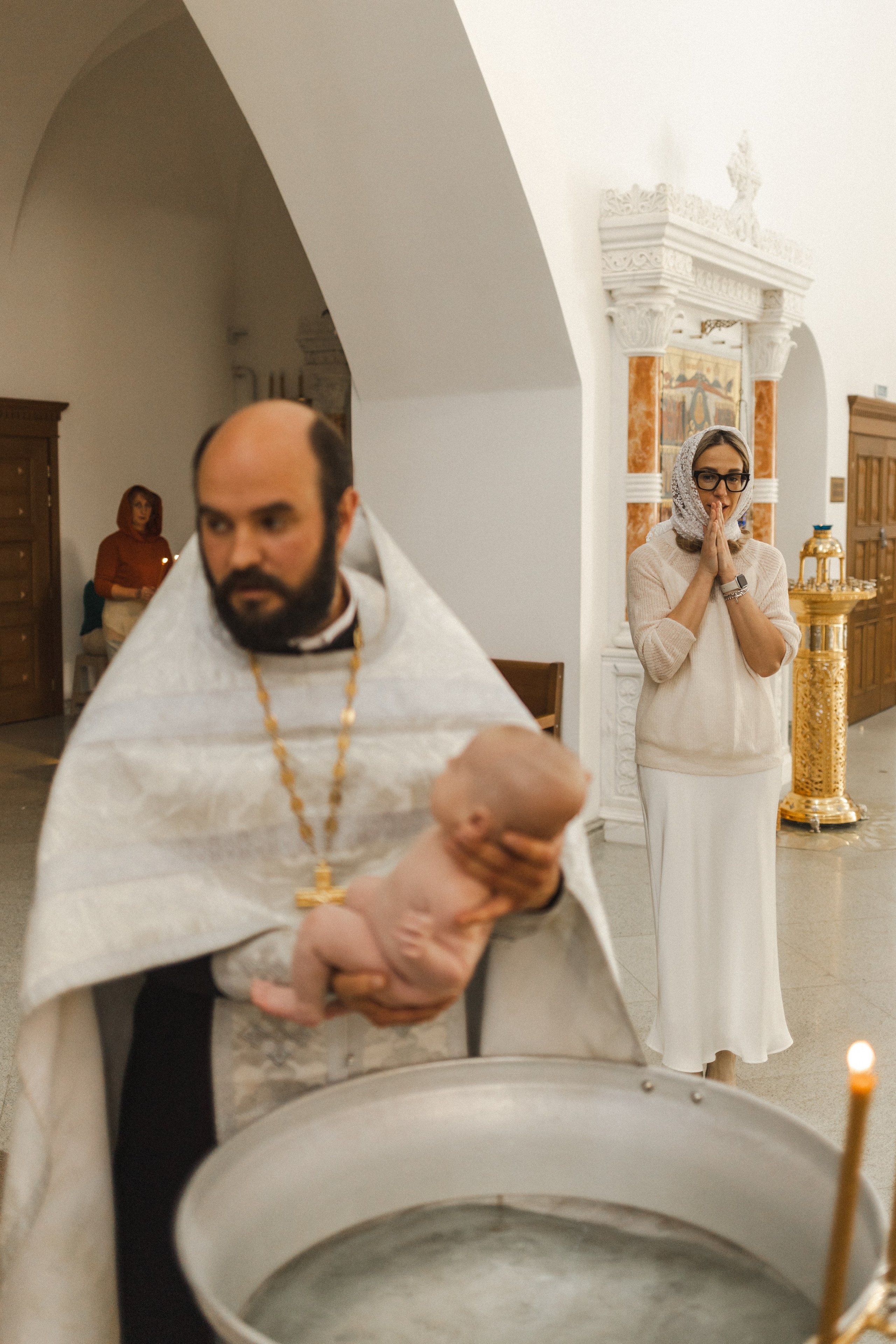 Крещение Стефании. Семейный фотограф в Москве