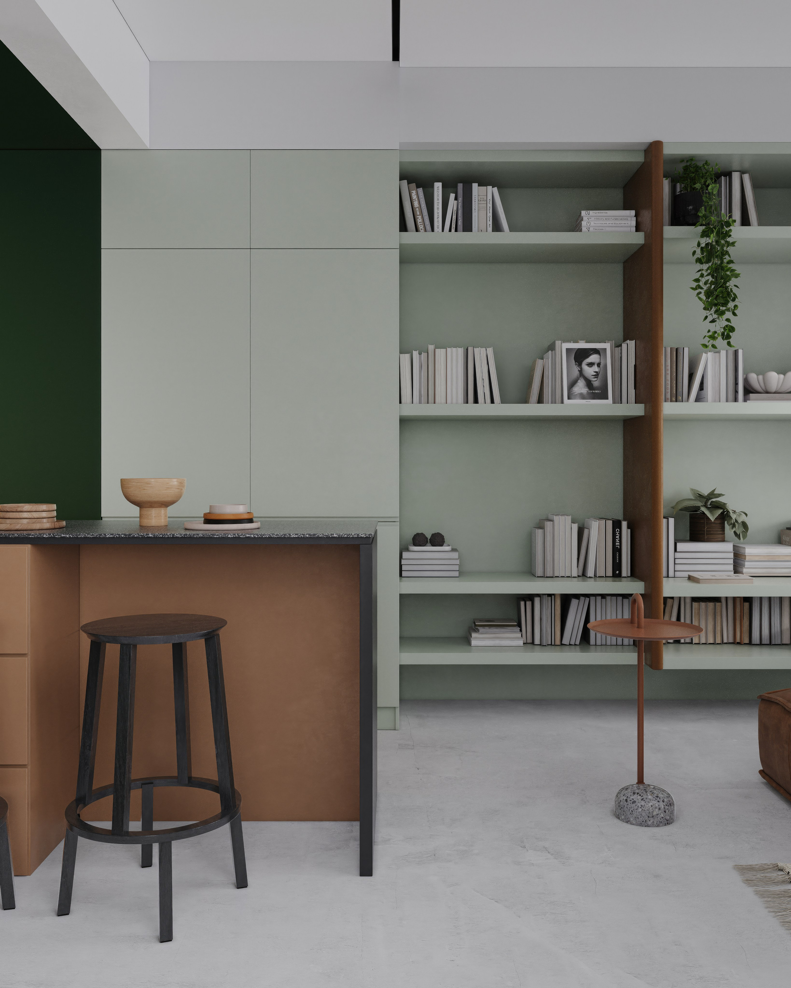 Квартира для WUYU Design. 3D визуализация интерьера и архитектурной среды