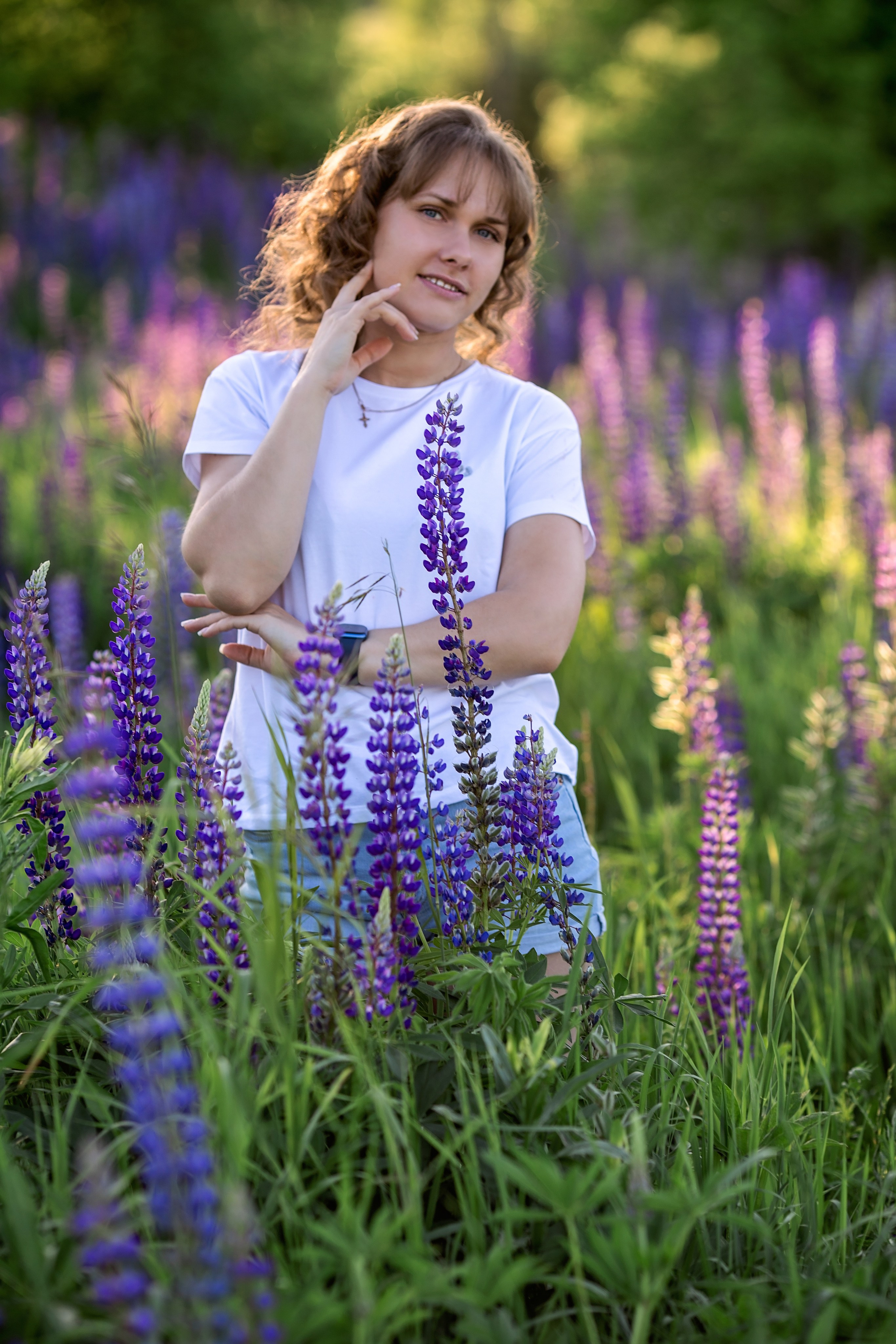 Индивидуальная фотосессия в люпинах (Анна). Главная