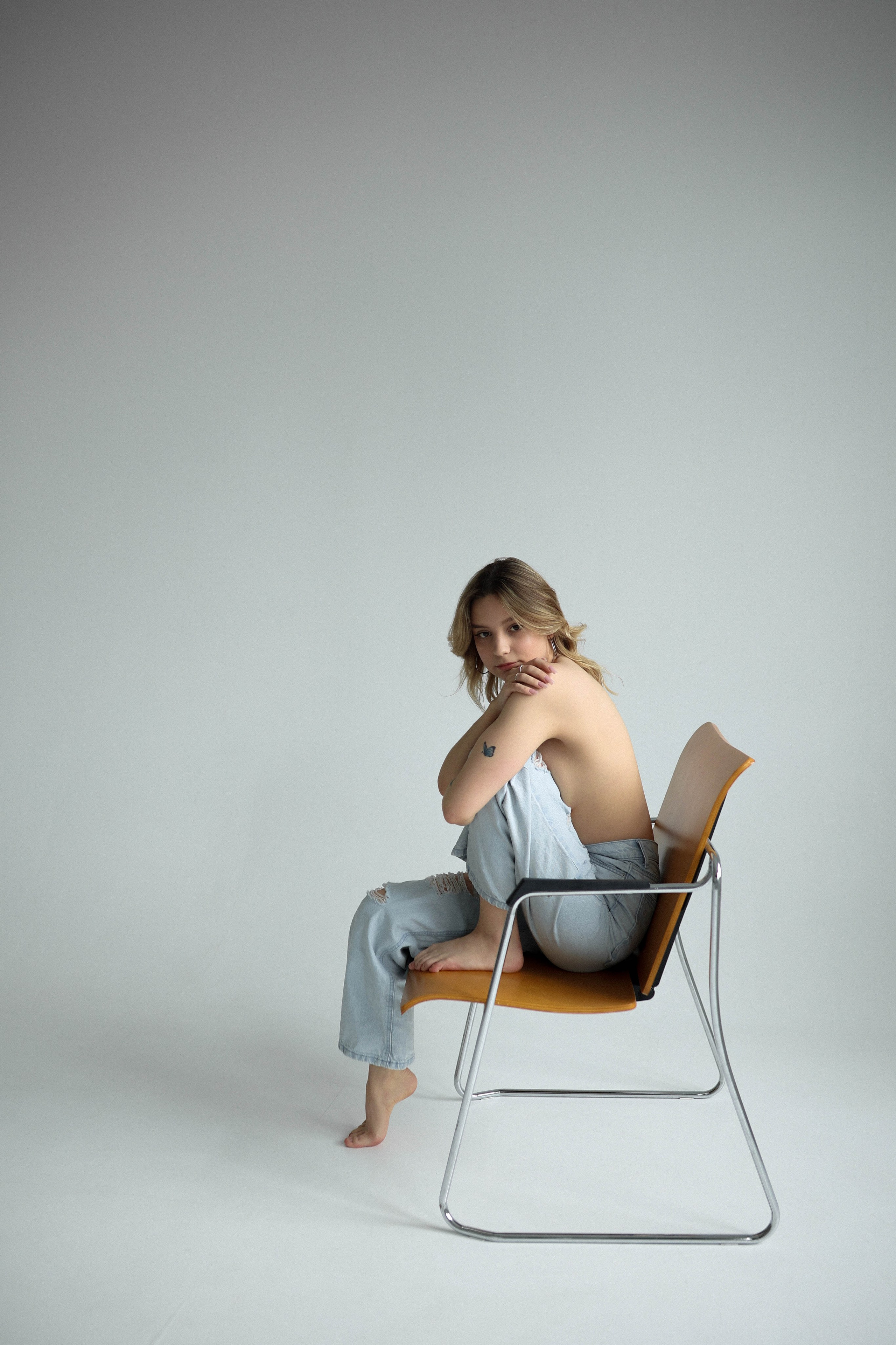 Фотосъемка для Юли в студии. Фотограф Самара Лена Мандарин