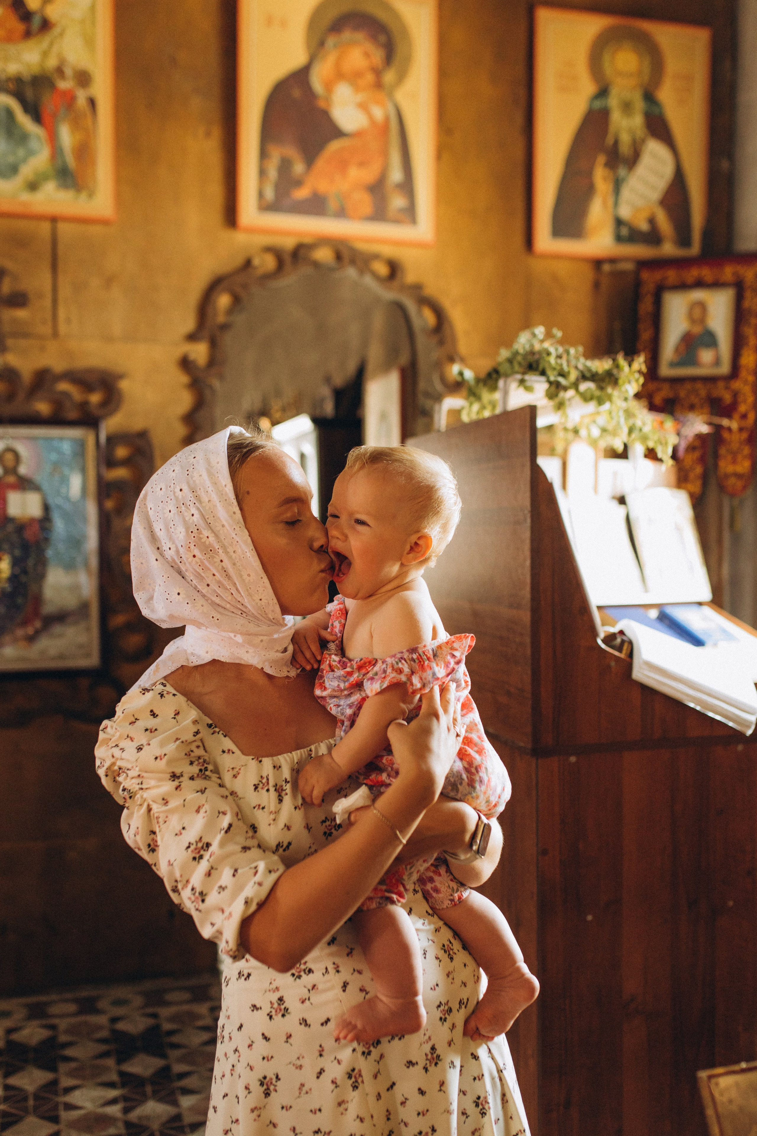 Крещение Марии. Семейный фотограф в Обнинске