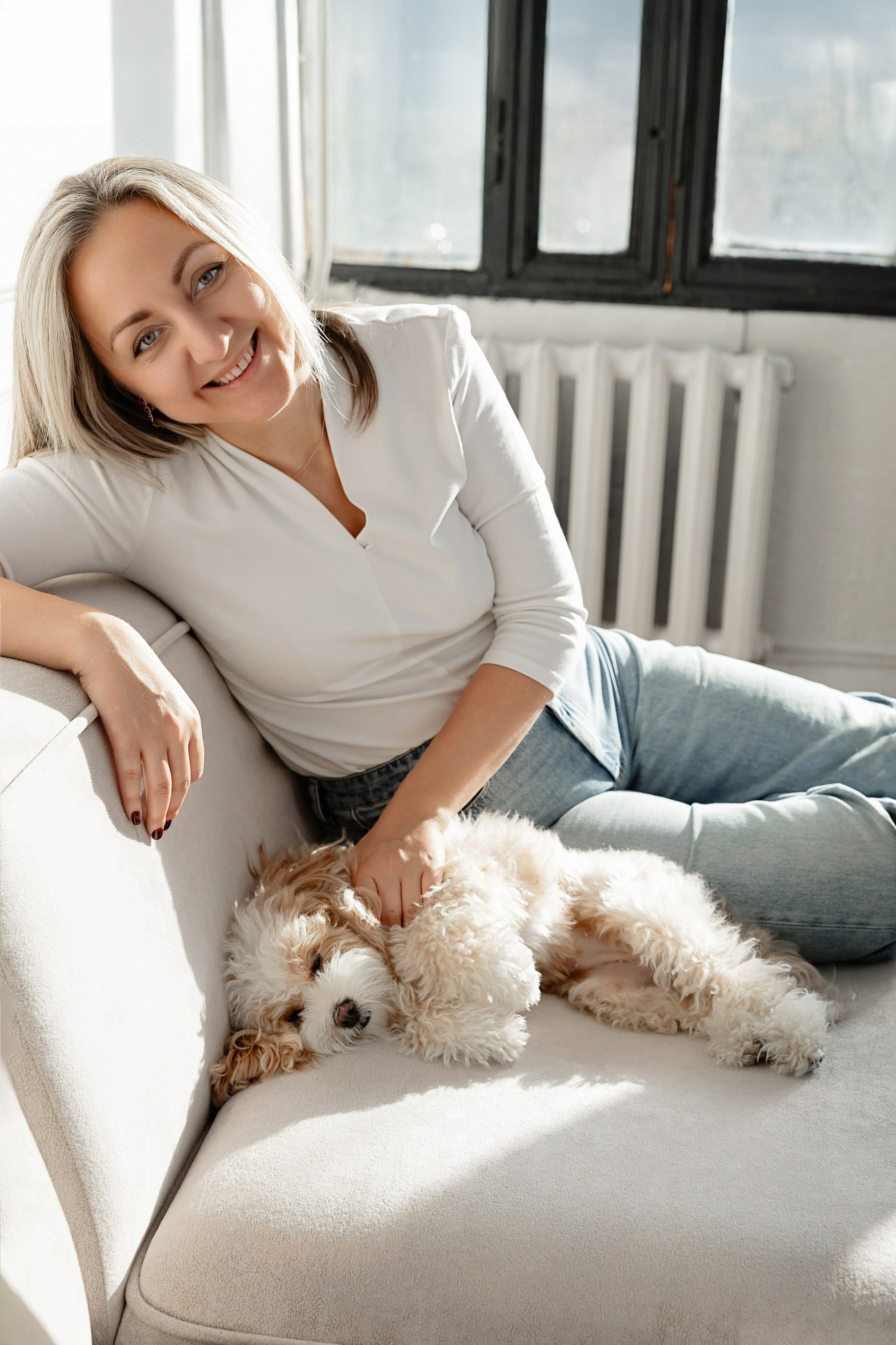 Виктория и Буся. Семейный фотограф в Москве Вера Гук