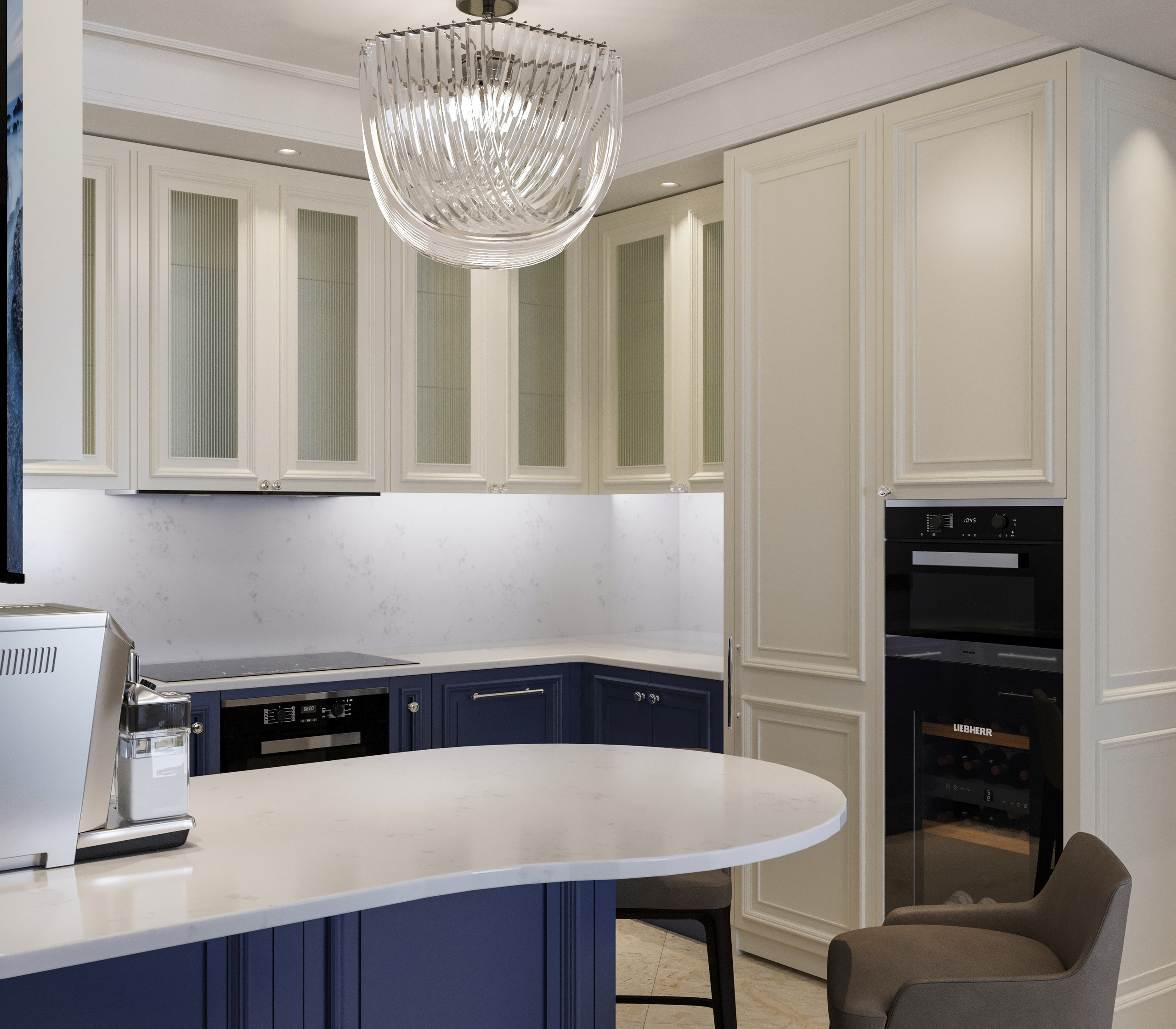 Квартира 163 кв.м в Ж.К. «Олимпия». Антон Пичкур — архитектор